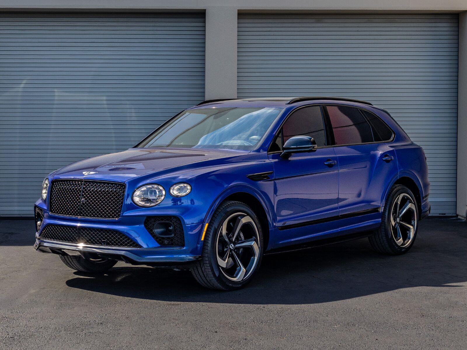 Moroccan Blue Metallic 2022 Bentley Bentayga SUV / Crossover All-Wheel Drive 8-Speed Automatic