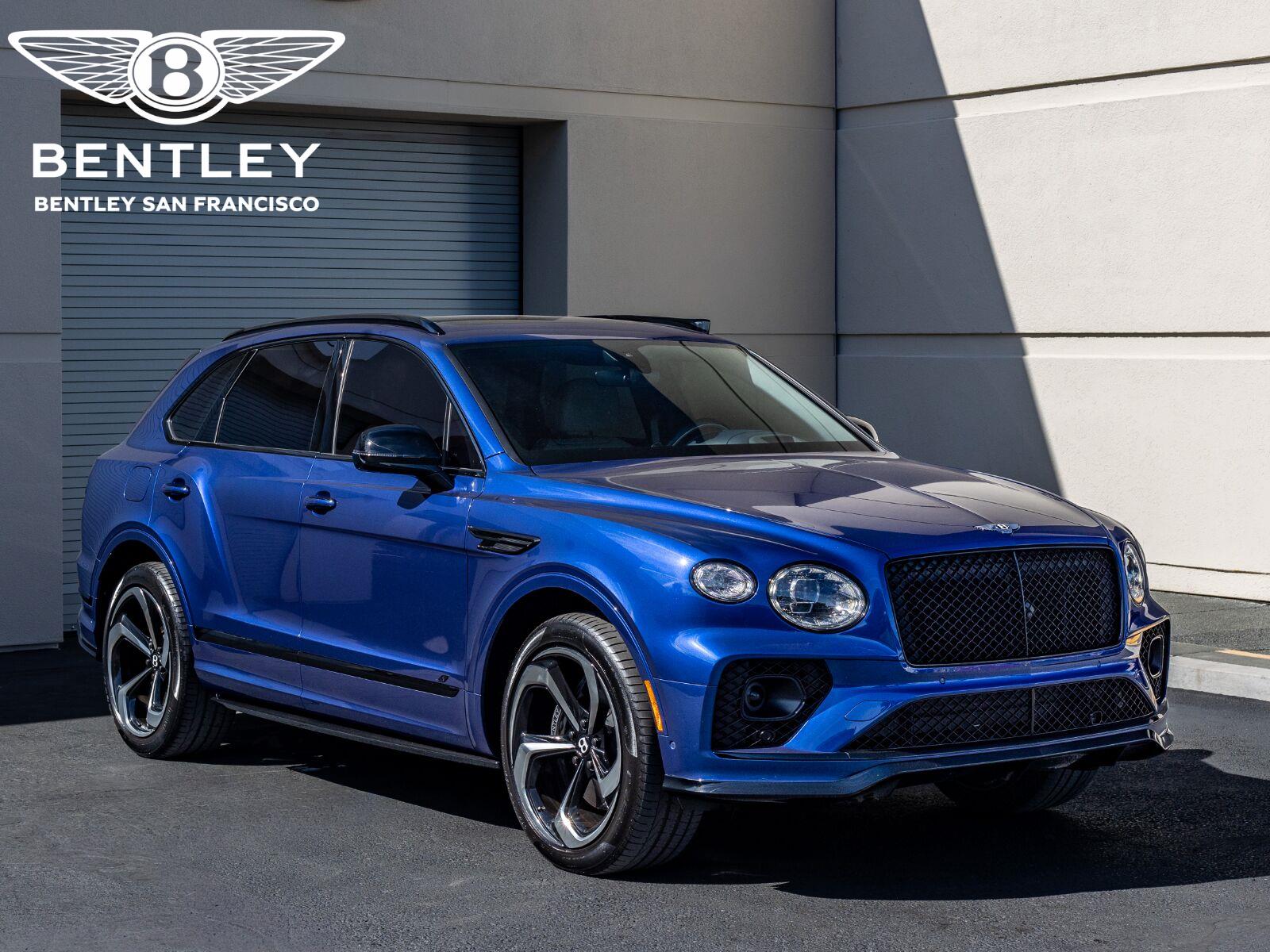 Moroccan Blue Metallic 2022 Bentley Bentayga SUV / Crossover All-Wheel Drive 8-Speed Automatic