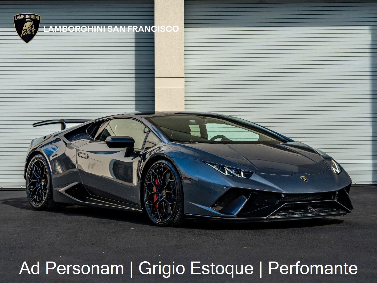 Grigio Estoque 2018 Lamborghini Huracan Coupe All-Wheel Drive Automatic