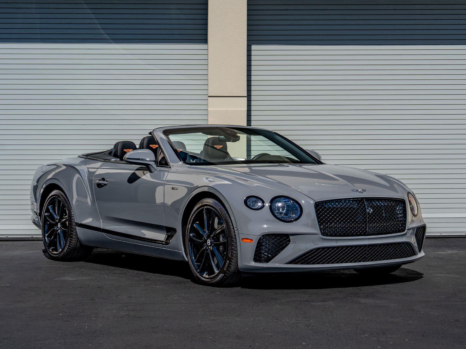 Gray (Cambrian Grey Metallic) 2024 Bentley Continental GTC Convertible All-Wheel Drive Automatic