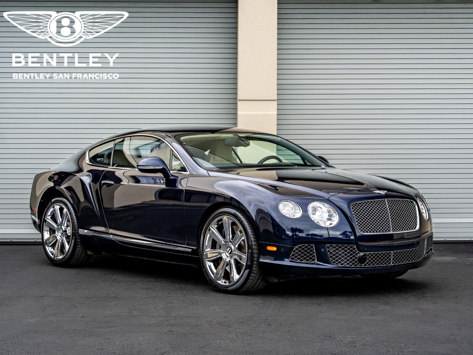 Dark Sapphire Metallic 2012 Bentley Continental GT Coupe All-Wheel Drive Automatic