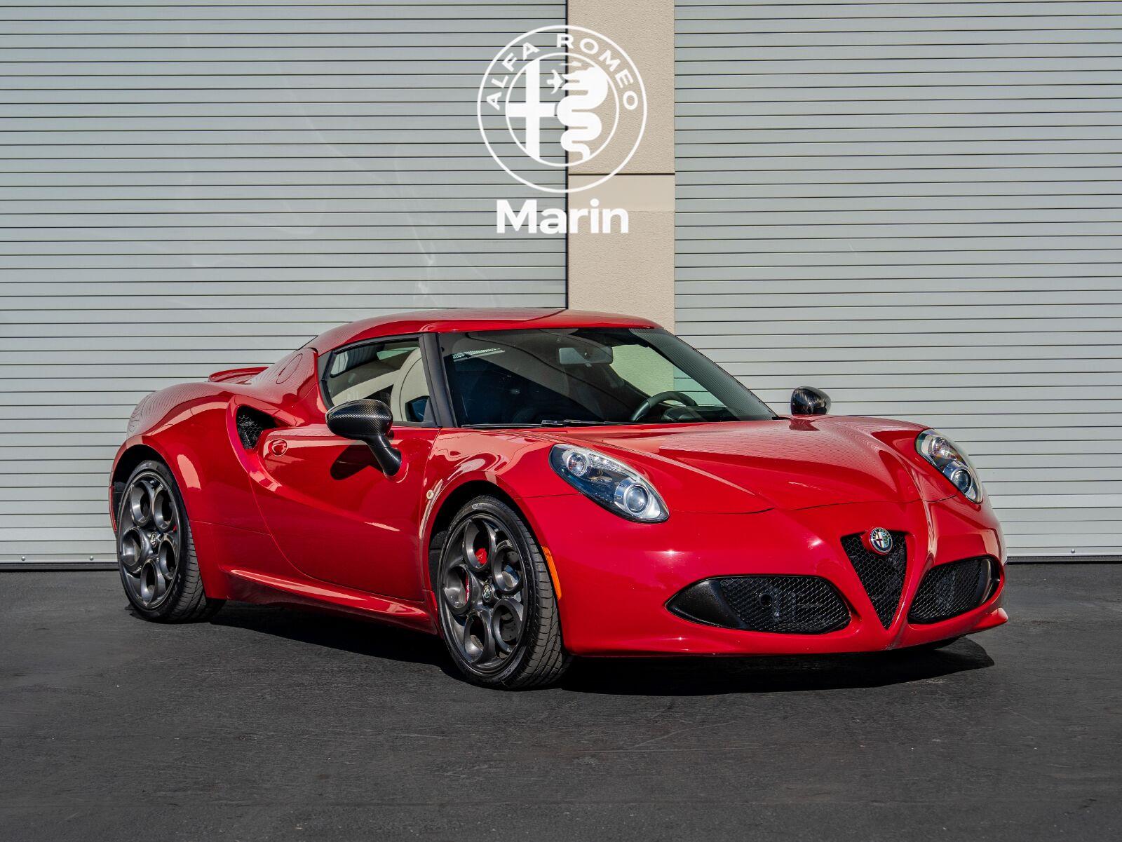 Rosso Alfa 2015 Alfa Romeo 4C Coupe Rear-Wheel Drive Automatic