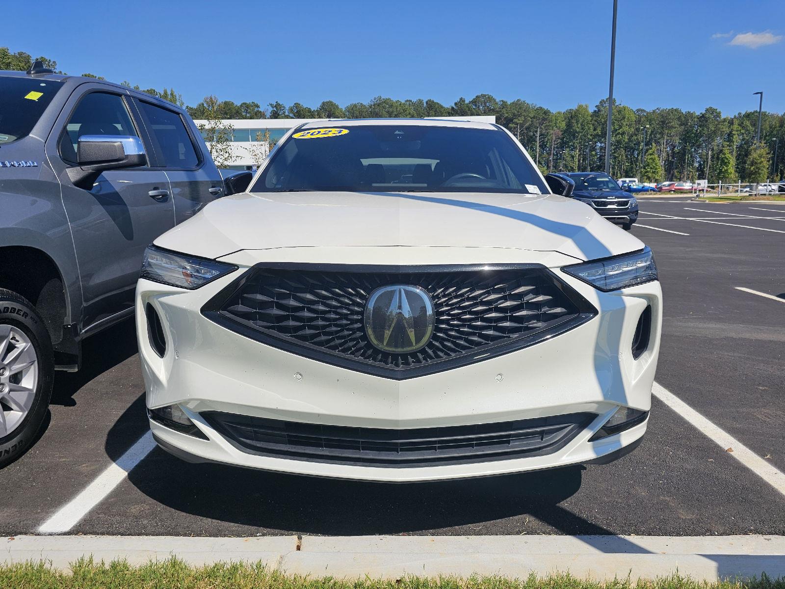 Platinum White Pearl 2023 Acura MDX SUV / Crossover All-Wheel Drive Automatic