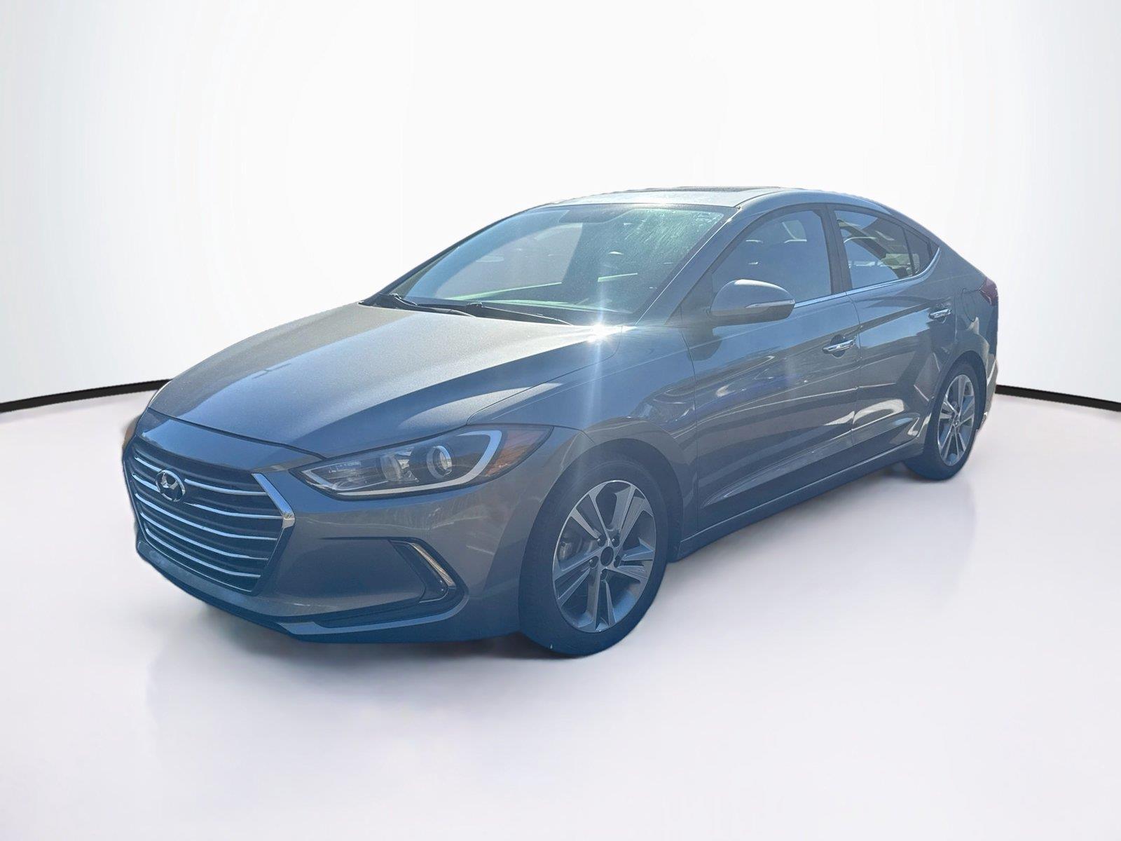 Used 2017 Hyundai Elantra Limited with VIN KMHD84LF5HU151059 for sale in Newnan, GA