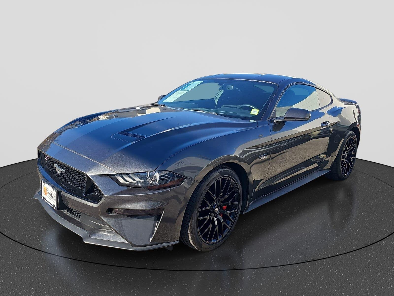 Gray (Magnetic) 2019 Ford Mustang Coupe Rear-Wheel Drive Automatic