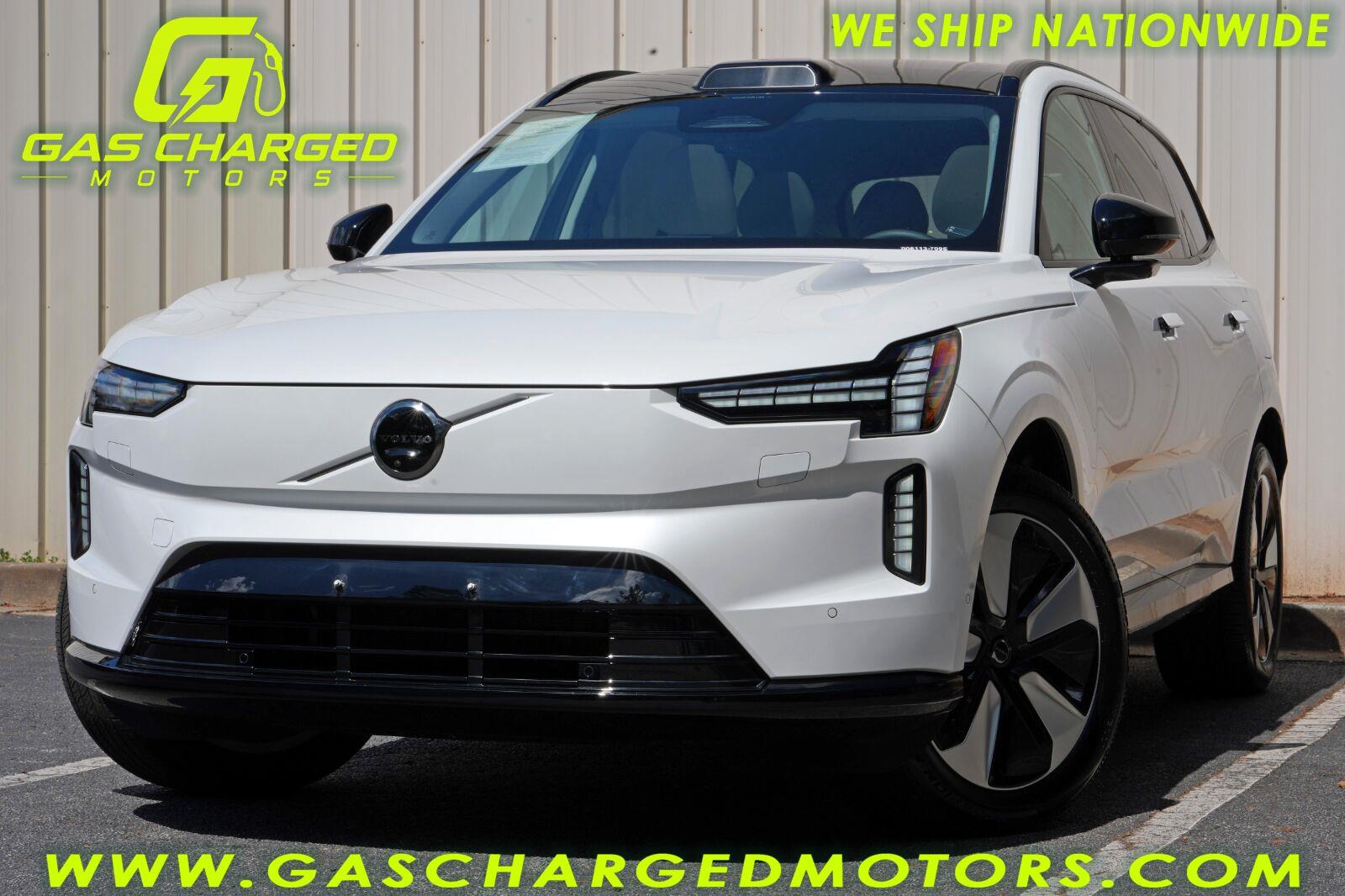 Crystal White Metallic 2025 Volvo EX90 SUV / Crossover All-Wheel Drive Automatic