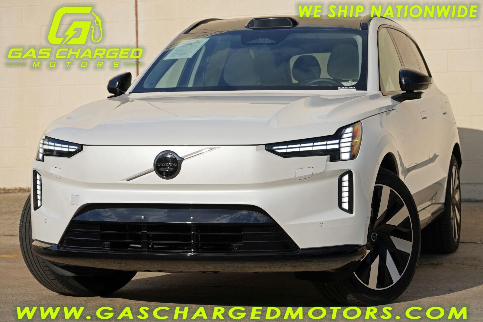 Crystal White Metallic 2025 Volvo EX90 SUV / Crossover All-Wheel Drive Automatic