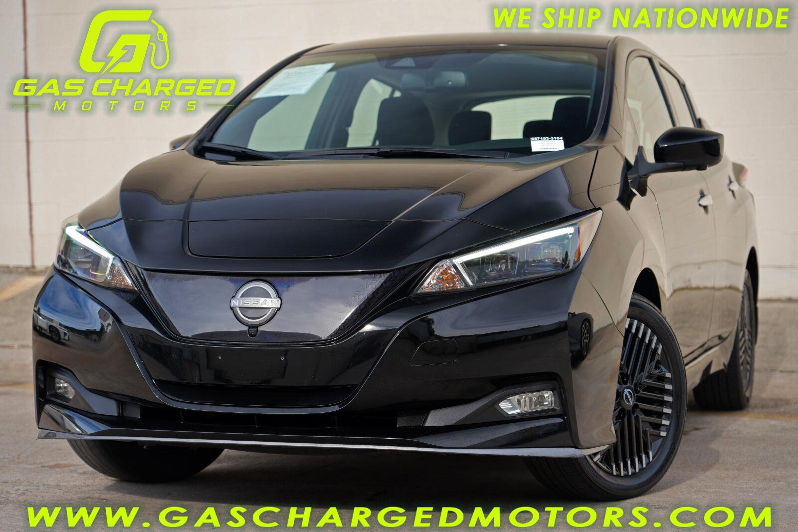Super Black 2024 Nissan LEAF Hatchback Front-Wheel Drive Automatic