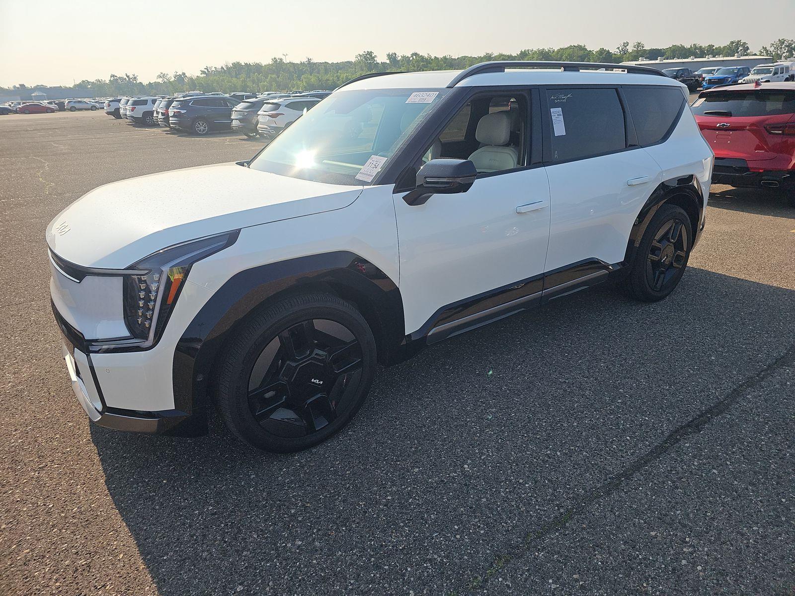 Snow White Pearl 2024 Kia EV9 SUV / Crossover All-Wheel Drive Automatic