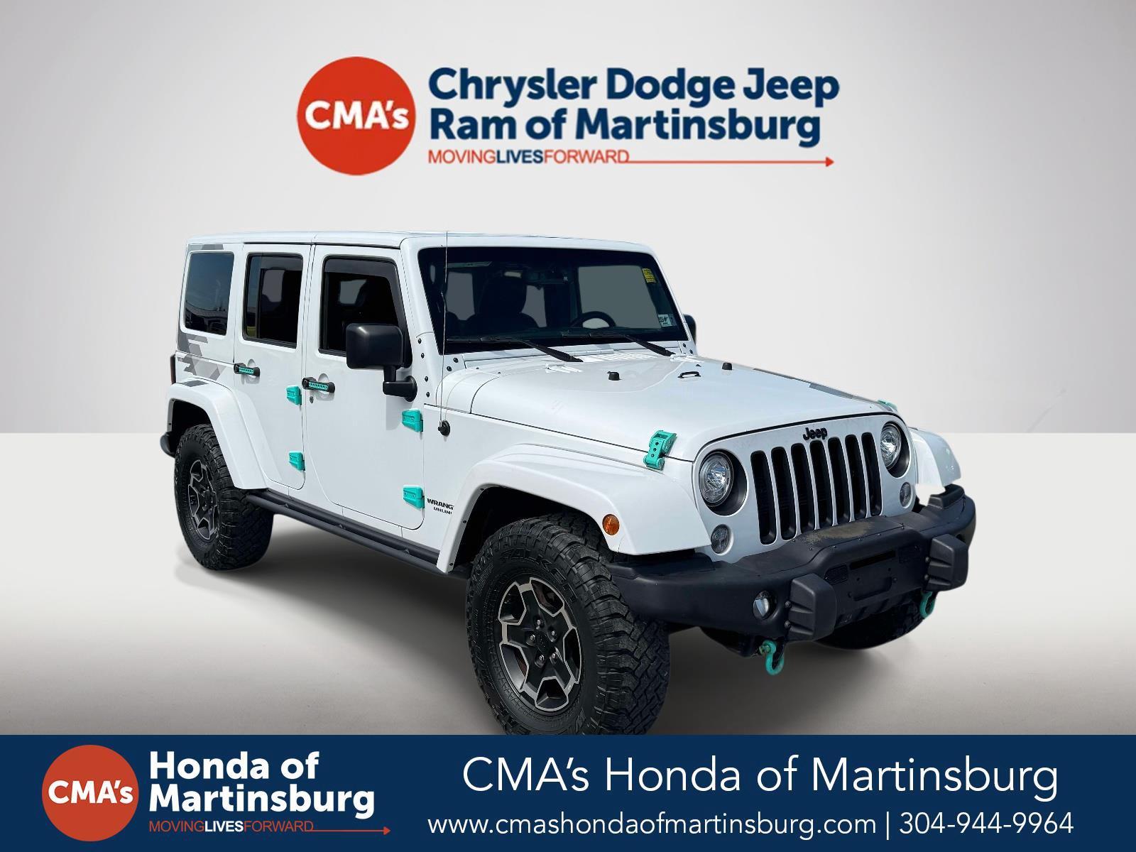 Bright White Clearcoat 2017 Jeep Wrangler SUV / Crossover Four-Wheel Drive 5-Speed Automatic