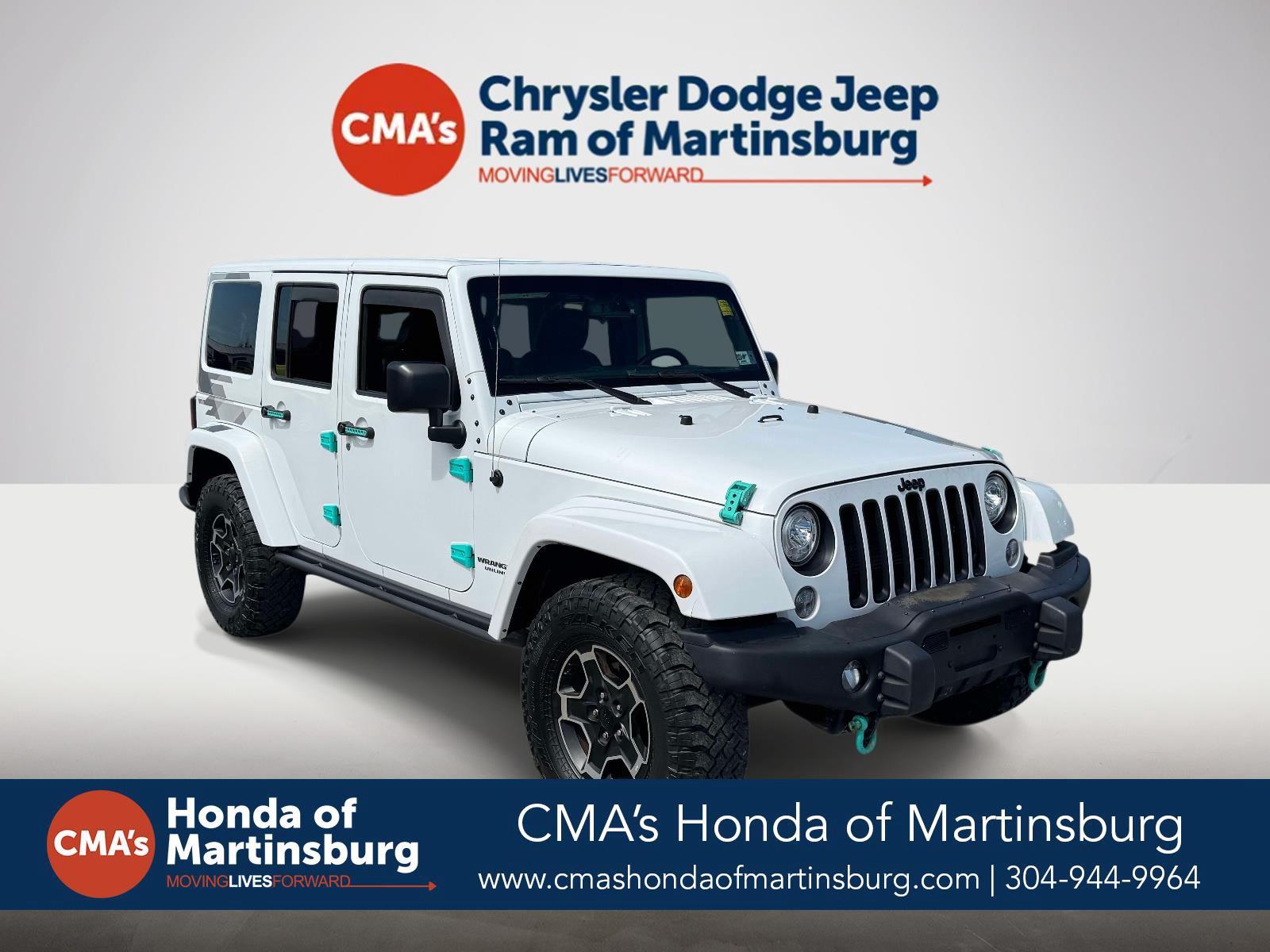 Bright White Clearcoat 2017 Jeep Wrangler SUV / Crossover Four-Wheel Drive 5-Speed Automatic