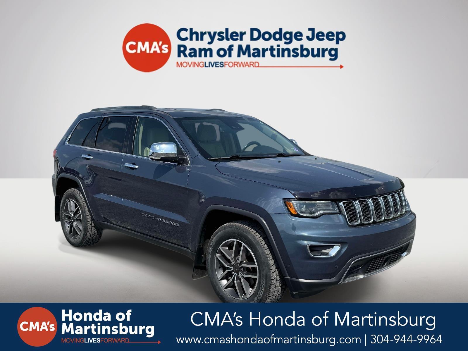 Slate Blue Pearlcoat 2019 Jeep Grand Cherokee SUV / Crossover Four-Wheel Drive 8-Speed Automatic