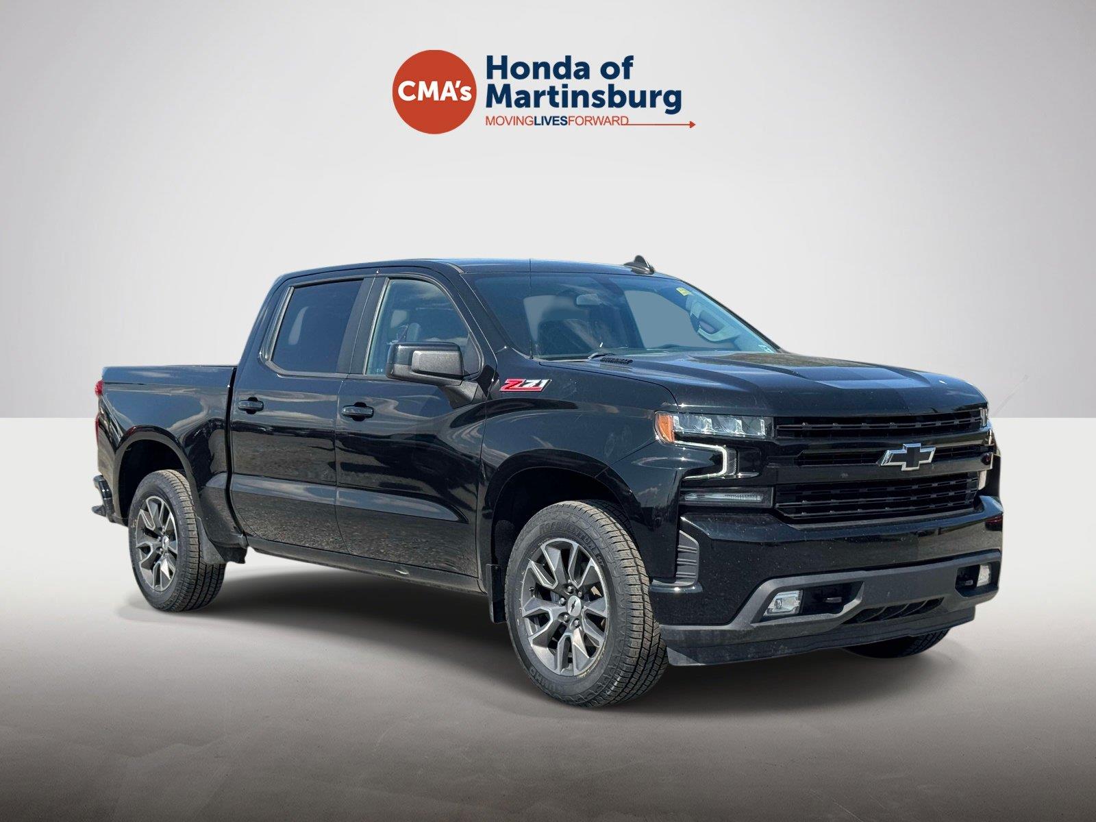 Mosaic Black Metallic 2021 Chevrolet Silverado 1500 Pickup Truck Four-Wheel Drive Automatic