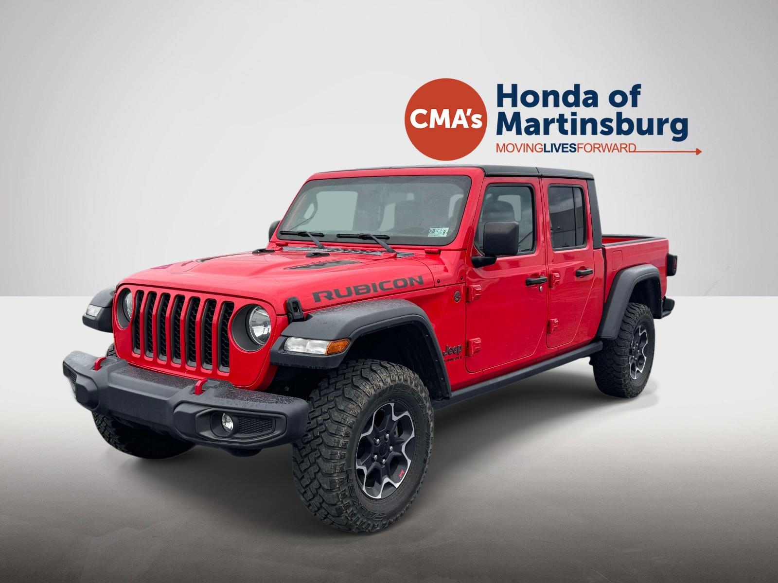 Firecracker Red Clearcoat 2023 Jeep Gladiator Pickup Truck Four-Wheel Drive 8-Speed Automatic