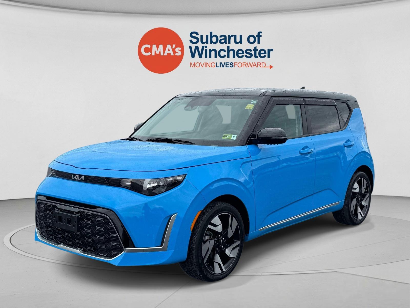 Surf Blue/Black Roof 2024 Kia Soul SUV / Crossover Front-Wheel Drive Continuously Variable Transmission