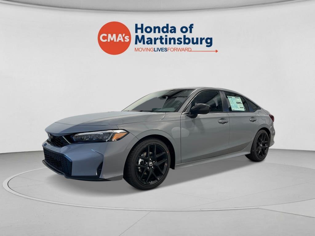 Urban Gray Pearl 2026 Honda Civic Sedan Front-Wheel Drive Continuously Variable Transmission