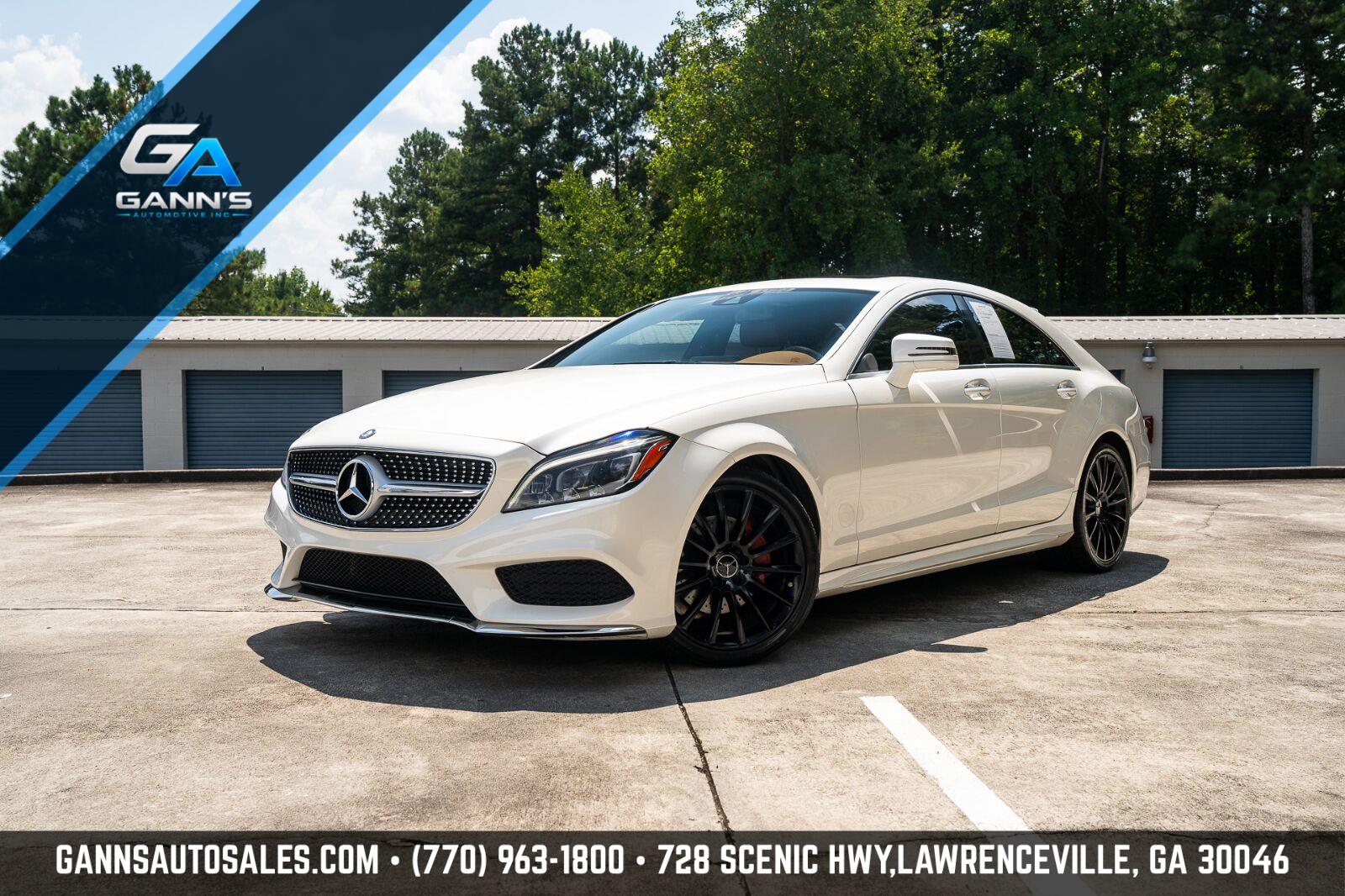 designo Diamond White Metallic 2016 Mercedes-Benz CLS Sedan Rear-Wheel Drive Automatic