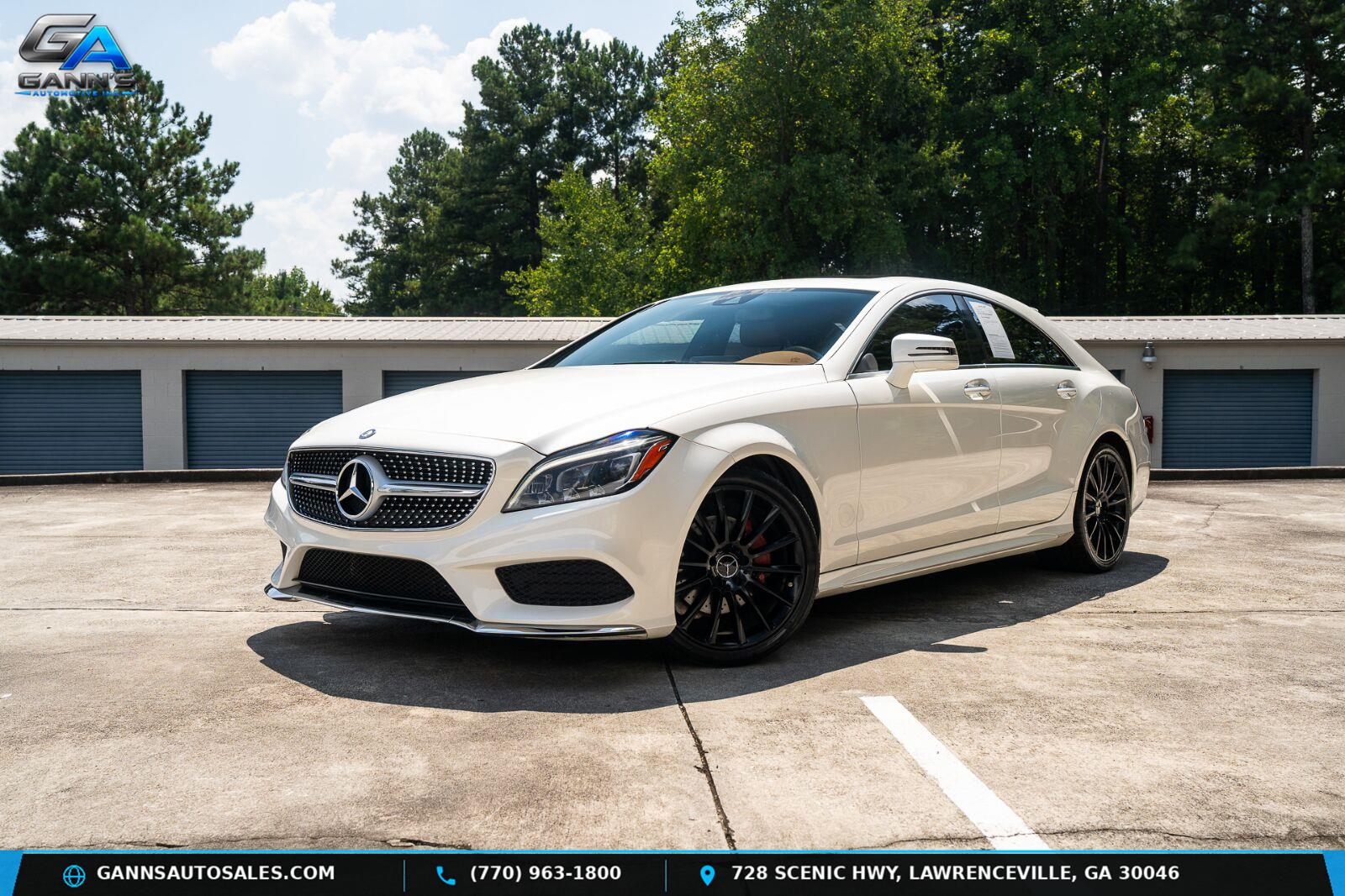 designo Diamond White Metallic 2016 Mercedes-Benz CLS Sedan Rear-Wheel Drive Automatic