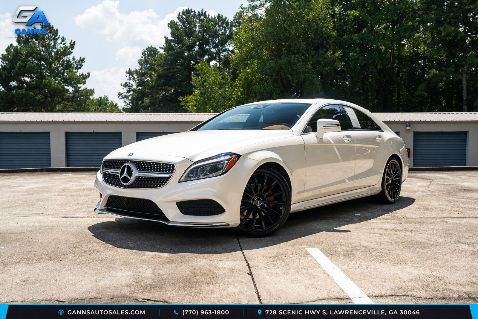 designo Diamond White Metallic 2016 Mercedes-Benz CLS Sedan Rear-Wheel Drive Automatic