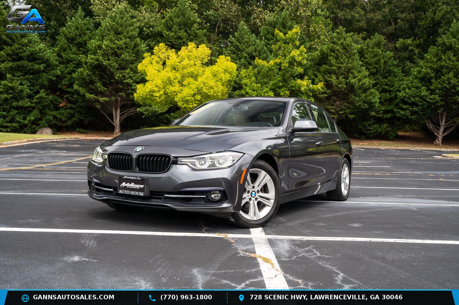 Mineral Gray Metallic 2016 BMW 3 Series Sedan All-Wheel Drive Automatic