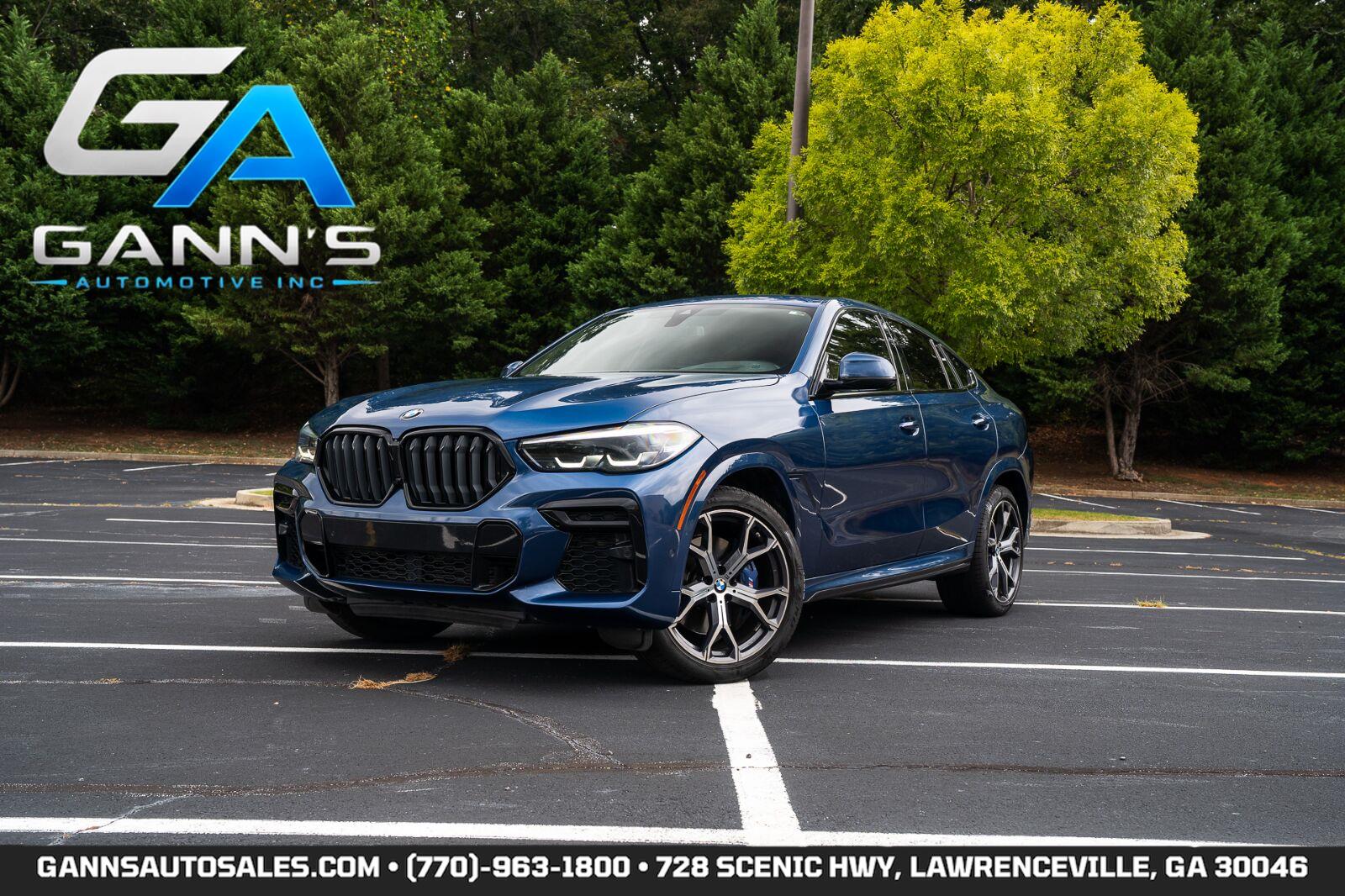 Phytonic Blue Metallic 2022 BMW X6 SUV / Crossover All-Wheel Drive Automatic