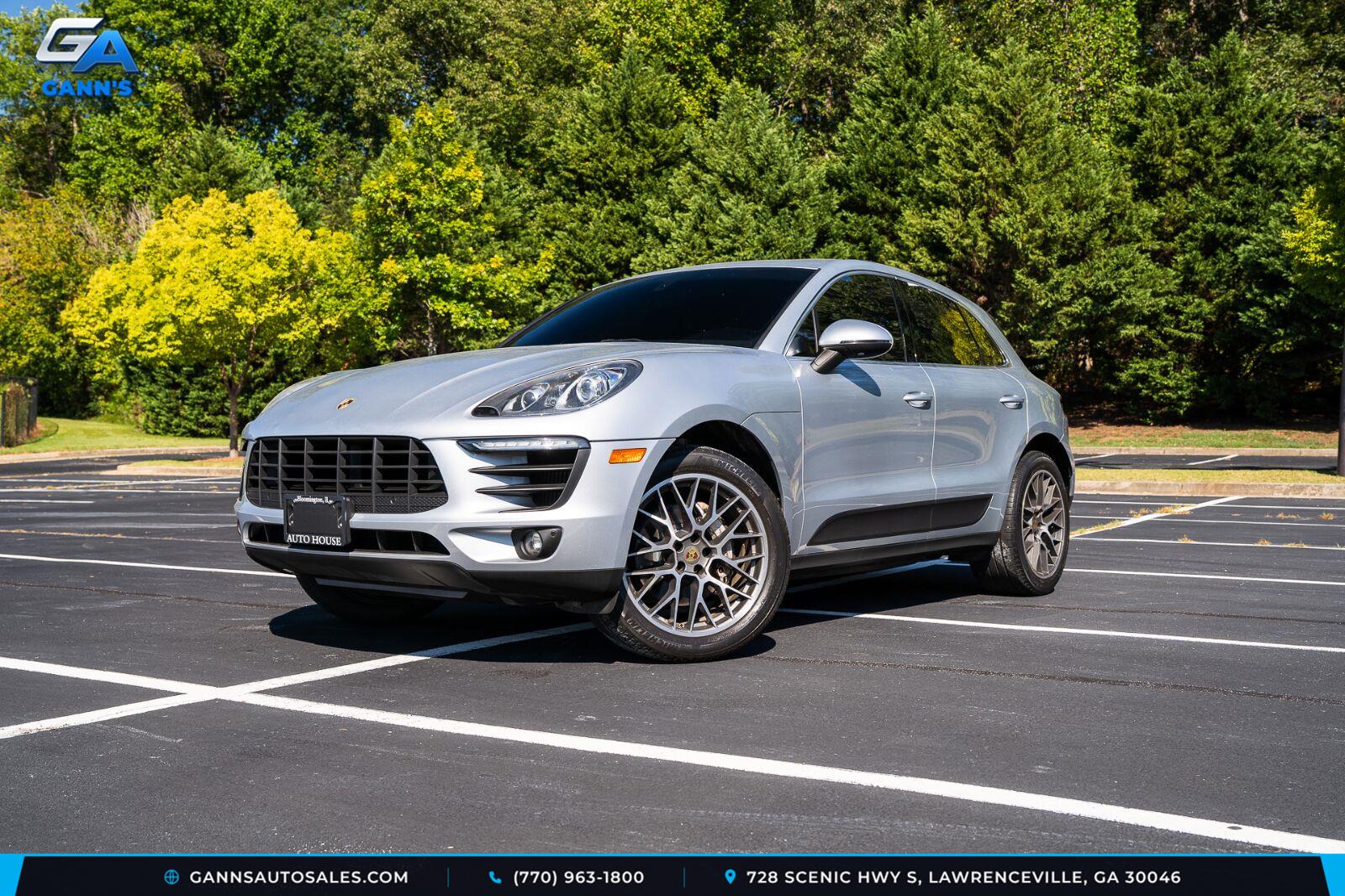 Rhodium Silver Metallic 2016 Porsche Macan SUV / Crossover All-Wheel Drive Automatic