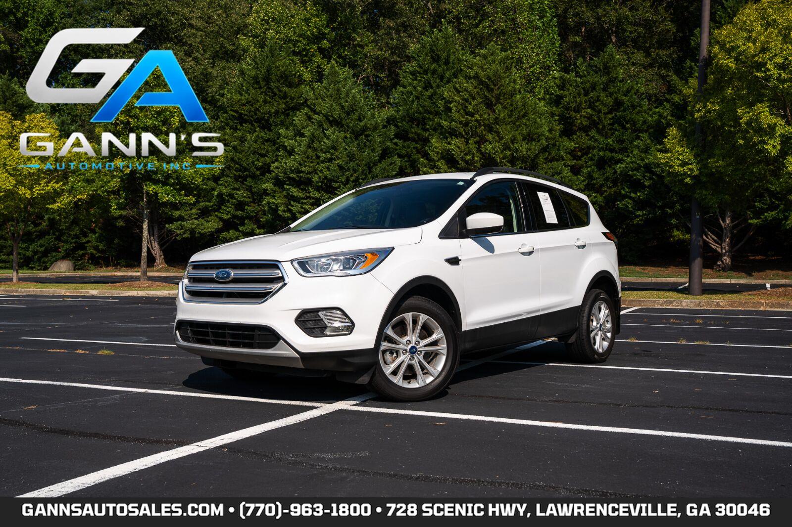 Oxford White 2018 Ford Escape SUV / Crossover All-Wheel Drive 6-Speed Automatic