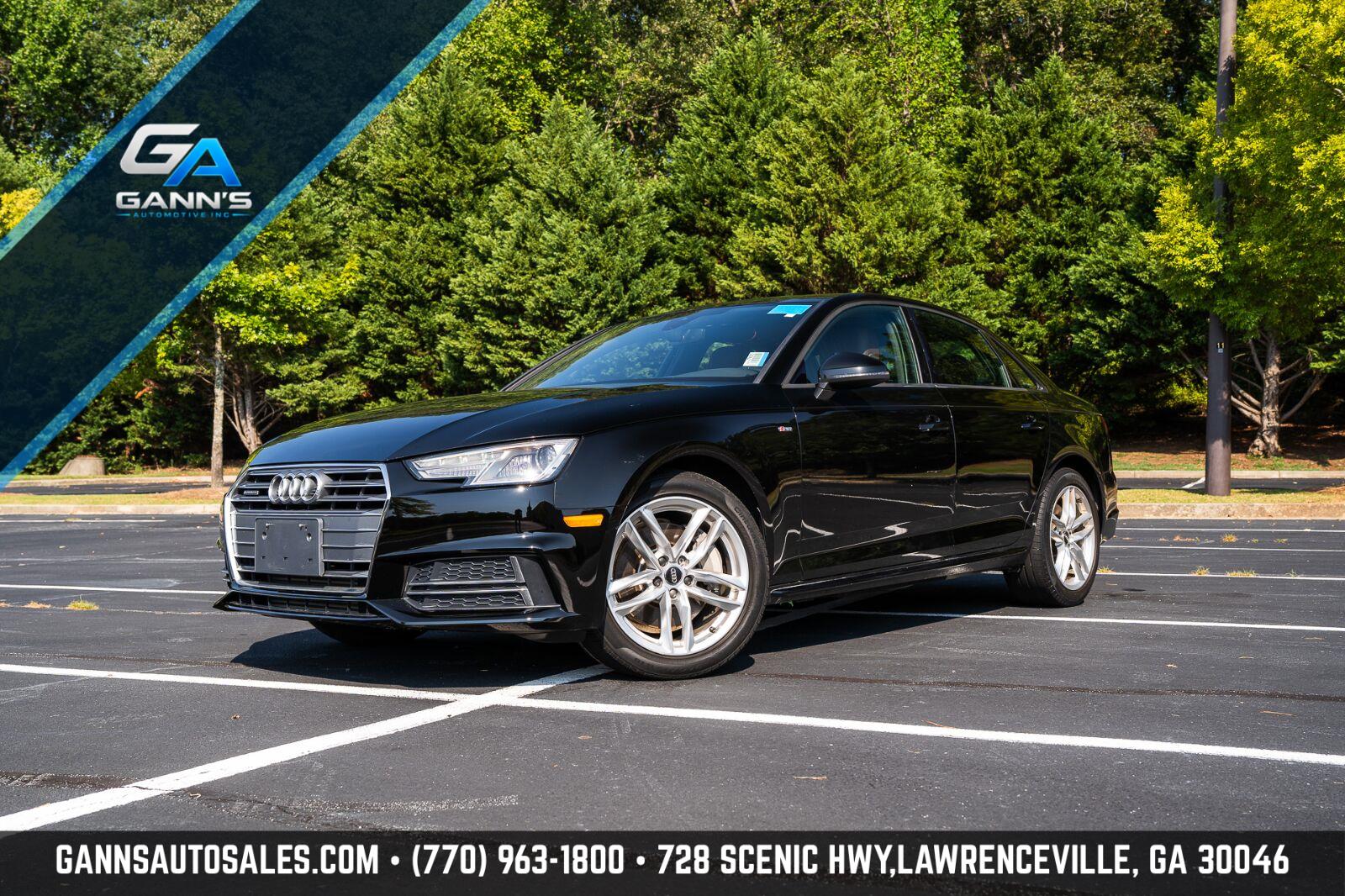Brilliant Black 2017 Audi A4 Sedan All-Wheel Drive Automatic