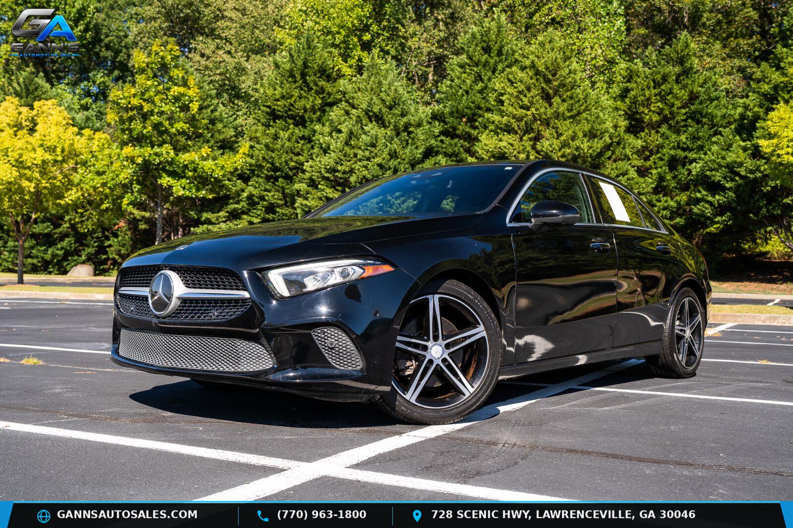 Night Black 2021 Mercedes-Benz A-Class Sedan Front-Wheel Drive Automatic