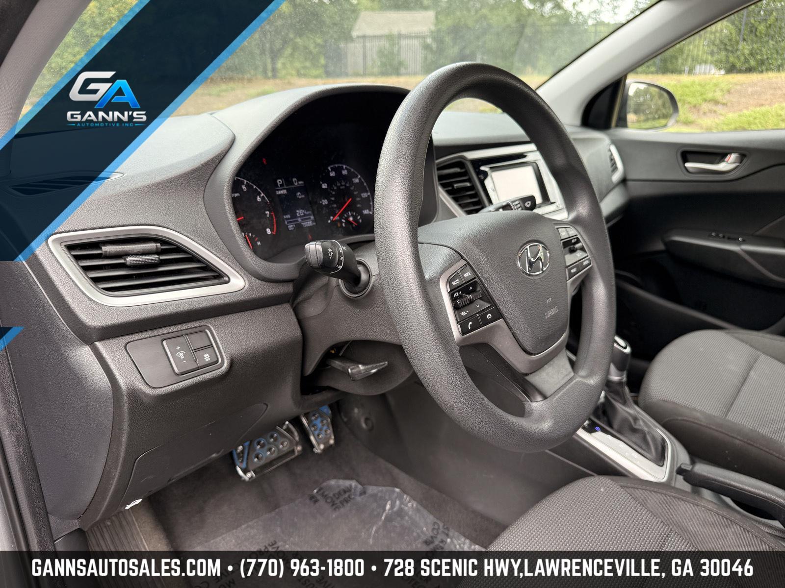 Forge Gray 2021 Hyundai Accent Sedan Front-Wheel Drive Continuously Variable Transmission
