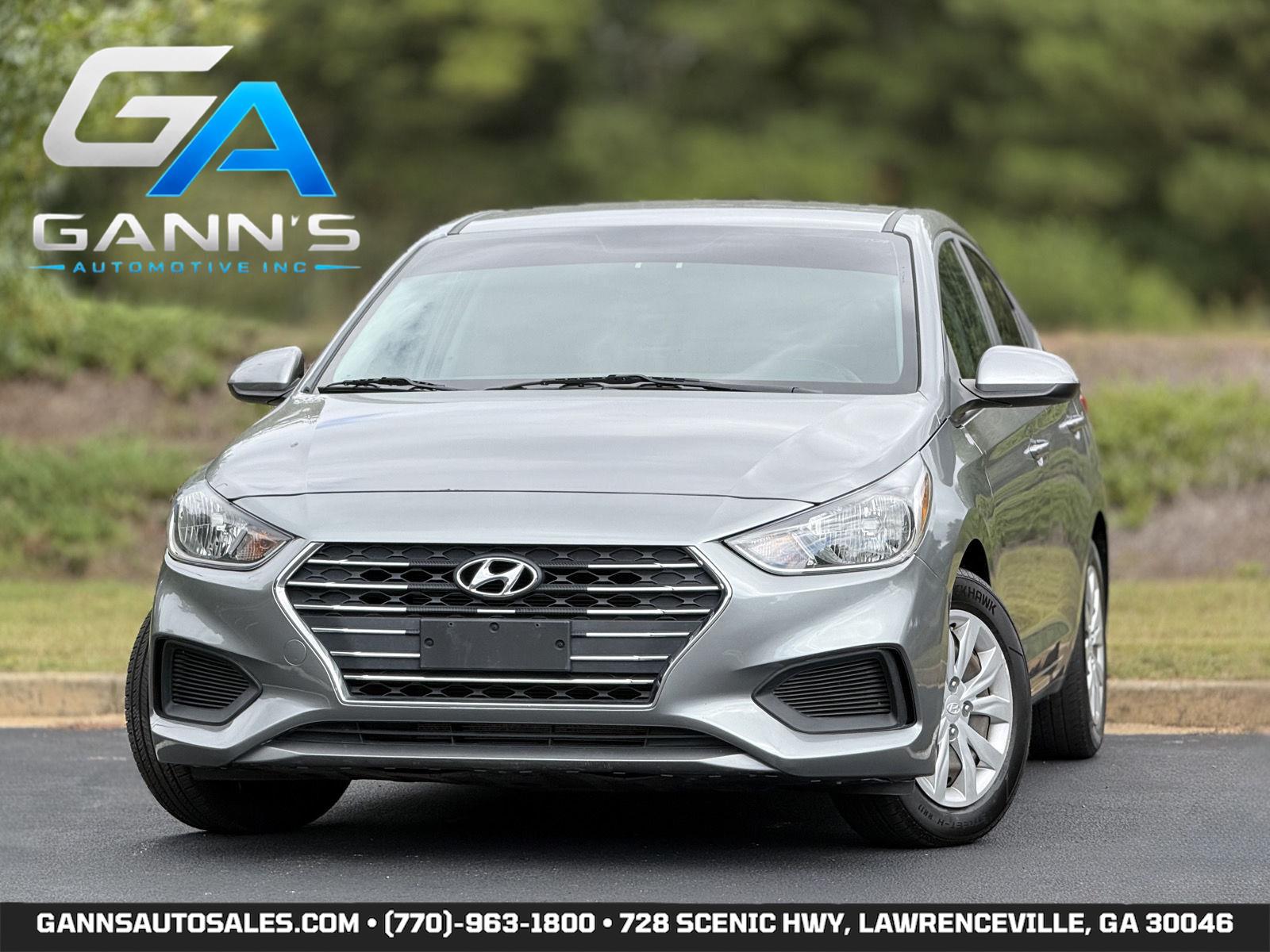 Forge Gray 2021 Hyundai Accent Sedan Front-Wheel Drive Continuously Variable Transmission