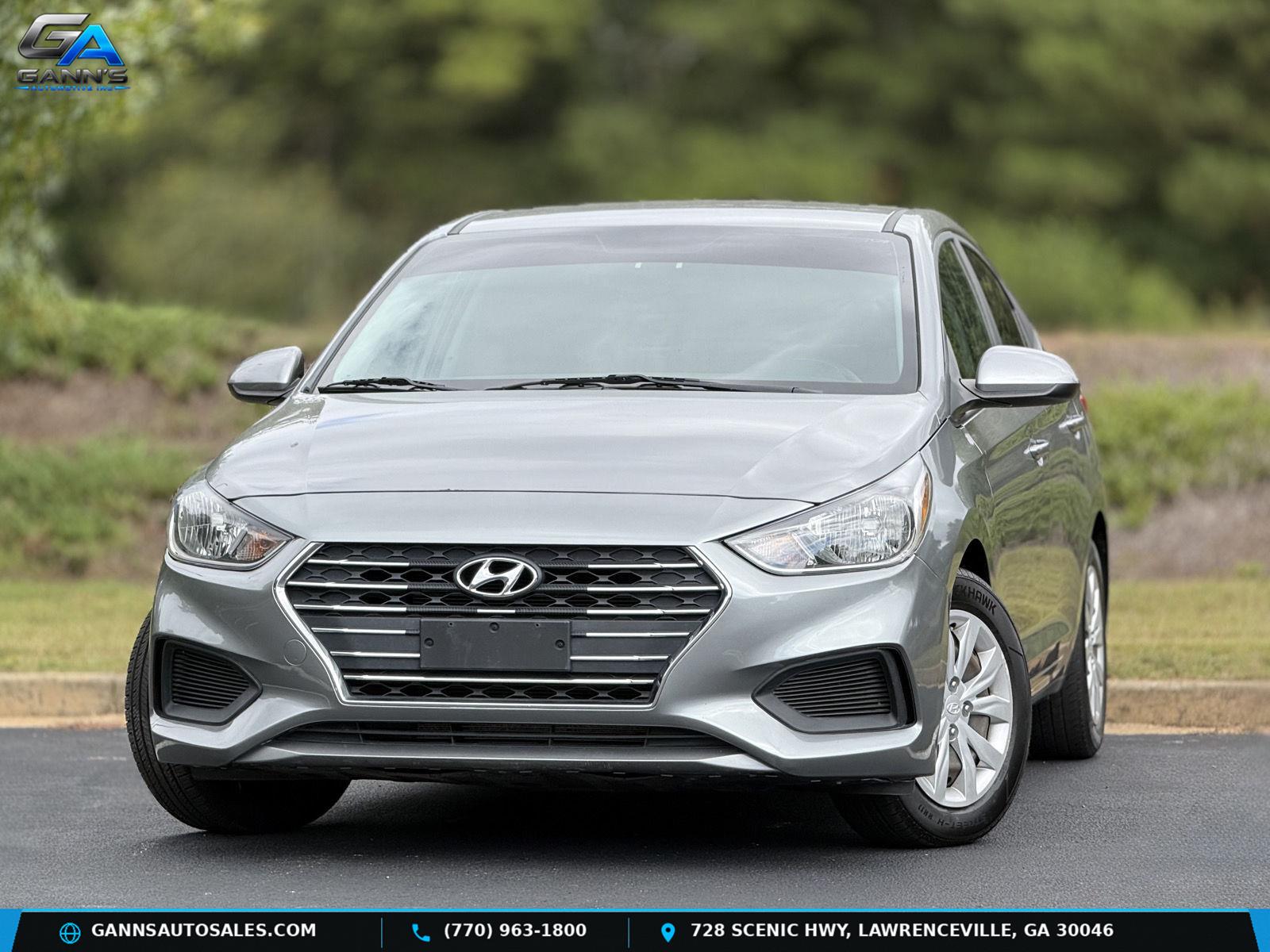 Forge Gray 2021 Hyundai Accent Sedan Front-Wheel Drive Continuously Variable Transmission