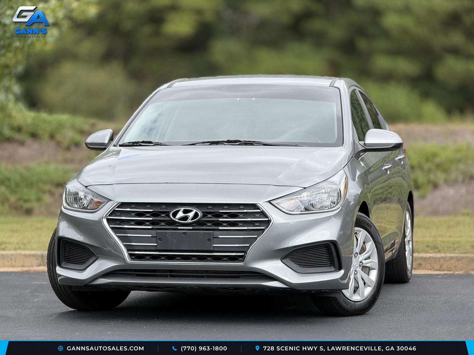 Forge Gray 2021 Hyundai Accent Sedan Front-Wheel Drive Continuously Variable Transmission