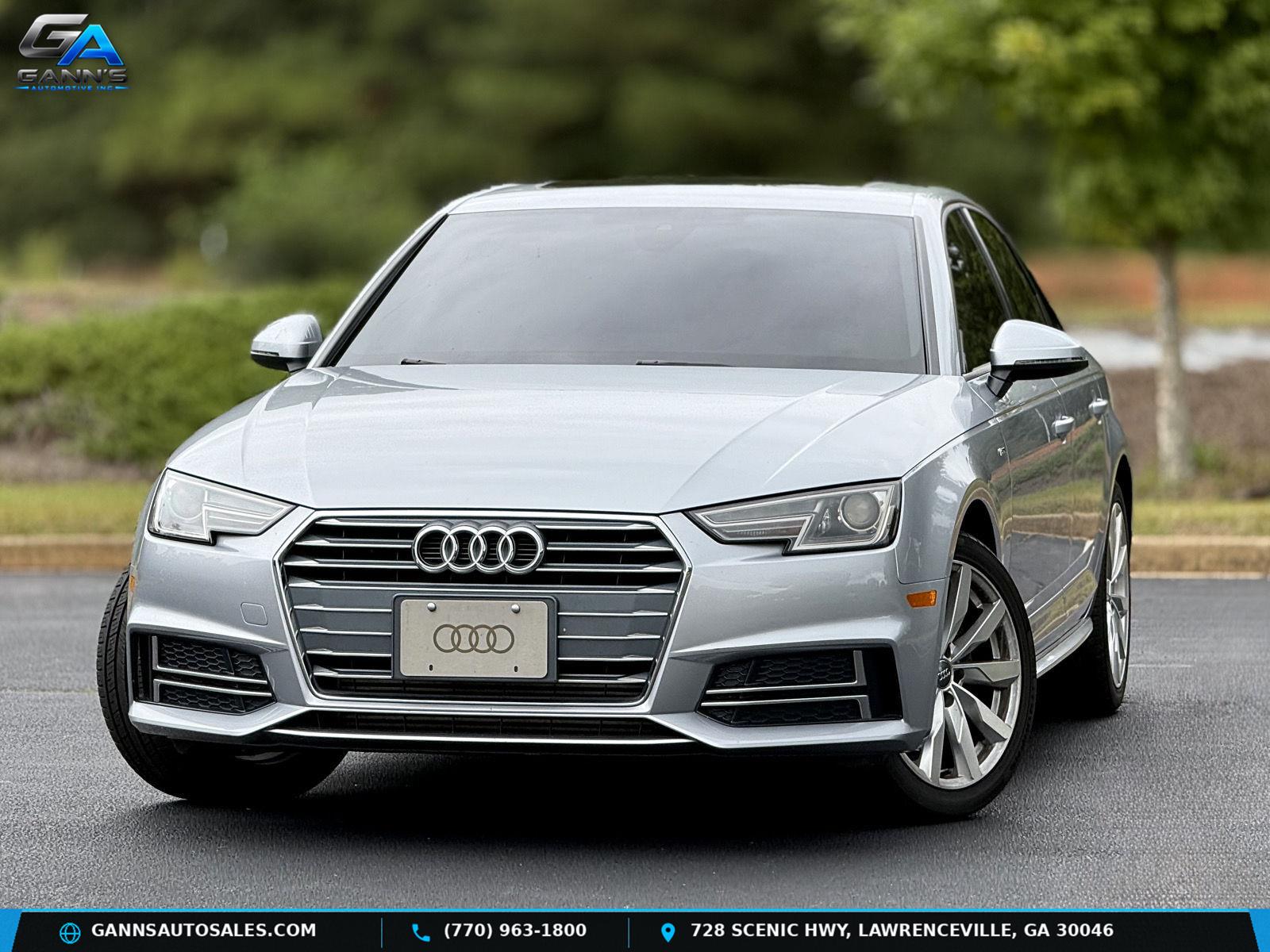 Florett Silver Metallic 2018 Audi A4 Sedan Front-Wheel Drive Automatic