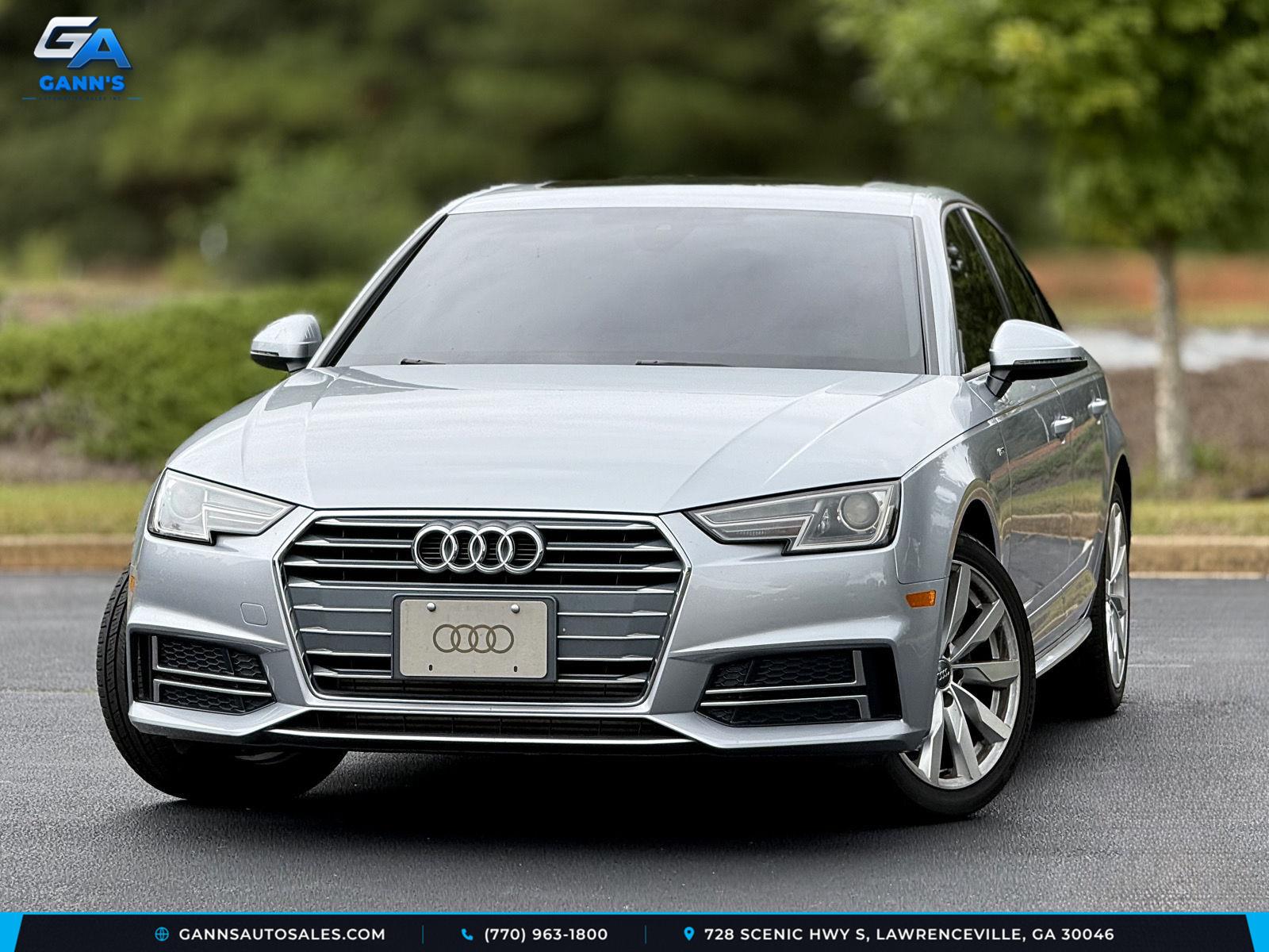 Florett Silver Metallic 2018 Audi A4 Sedan Front-Wheel Drive Automatic