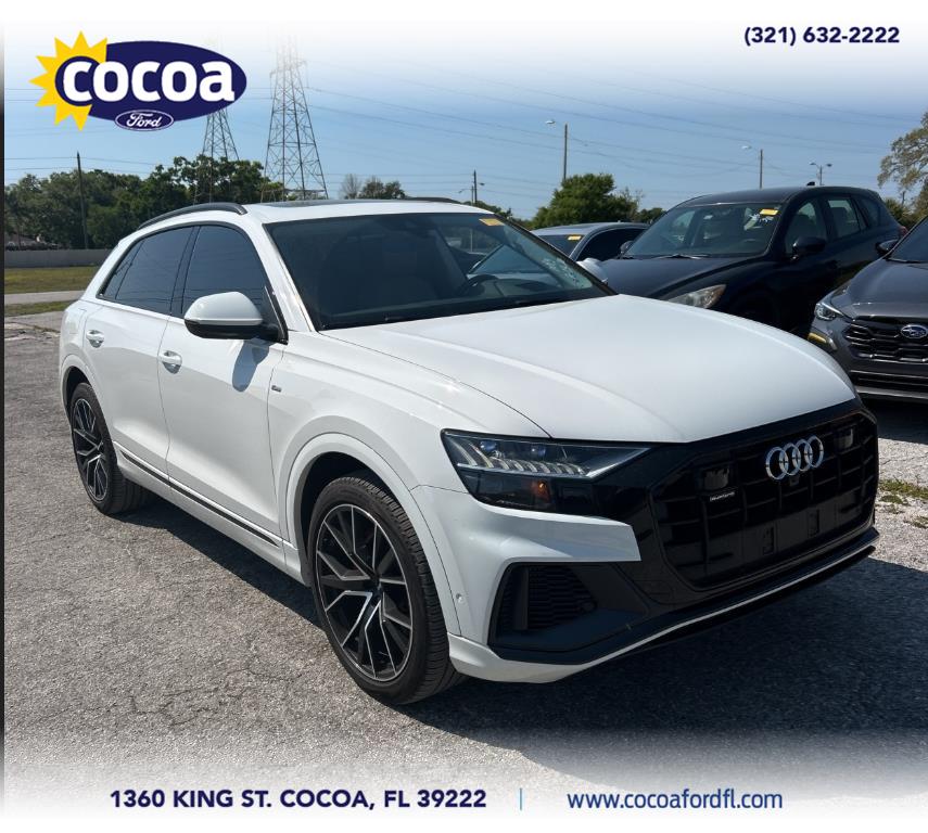 White 2020 Audi Q8 quattro Prestige 55 TFSI SUV / Crossover All-Wheel Drive Automatic