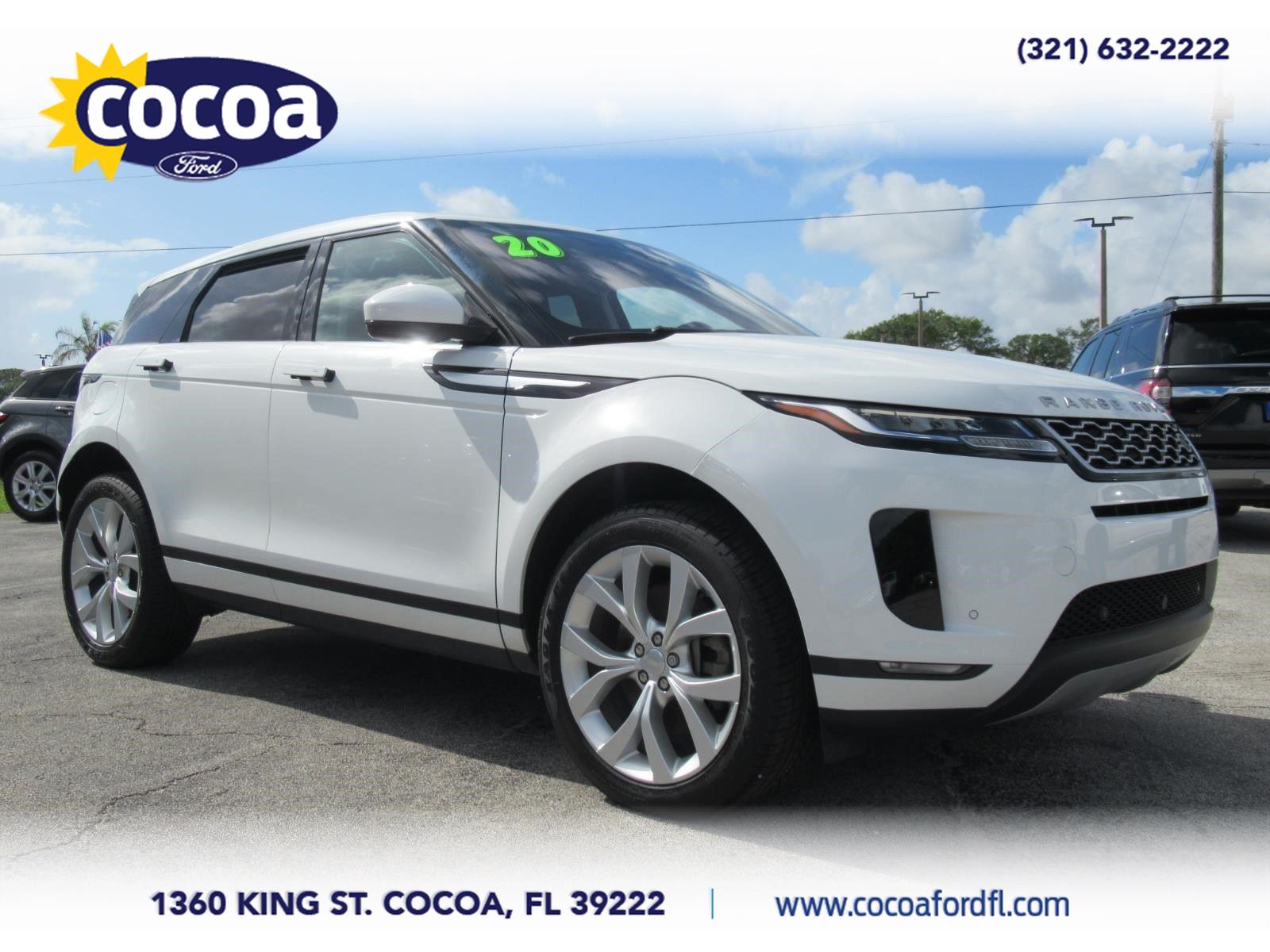 White 2020 Land Rover Range Rover Evoque P250 S AWD SUV / Crossover All-Wheel Drive Automatic