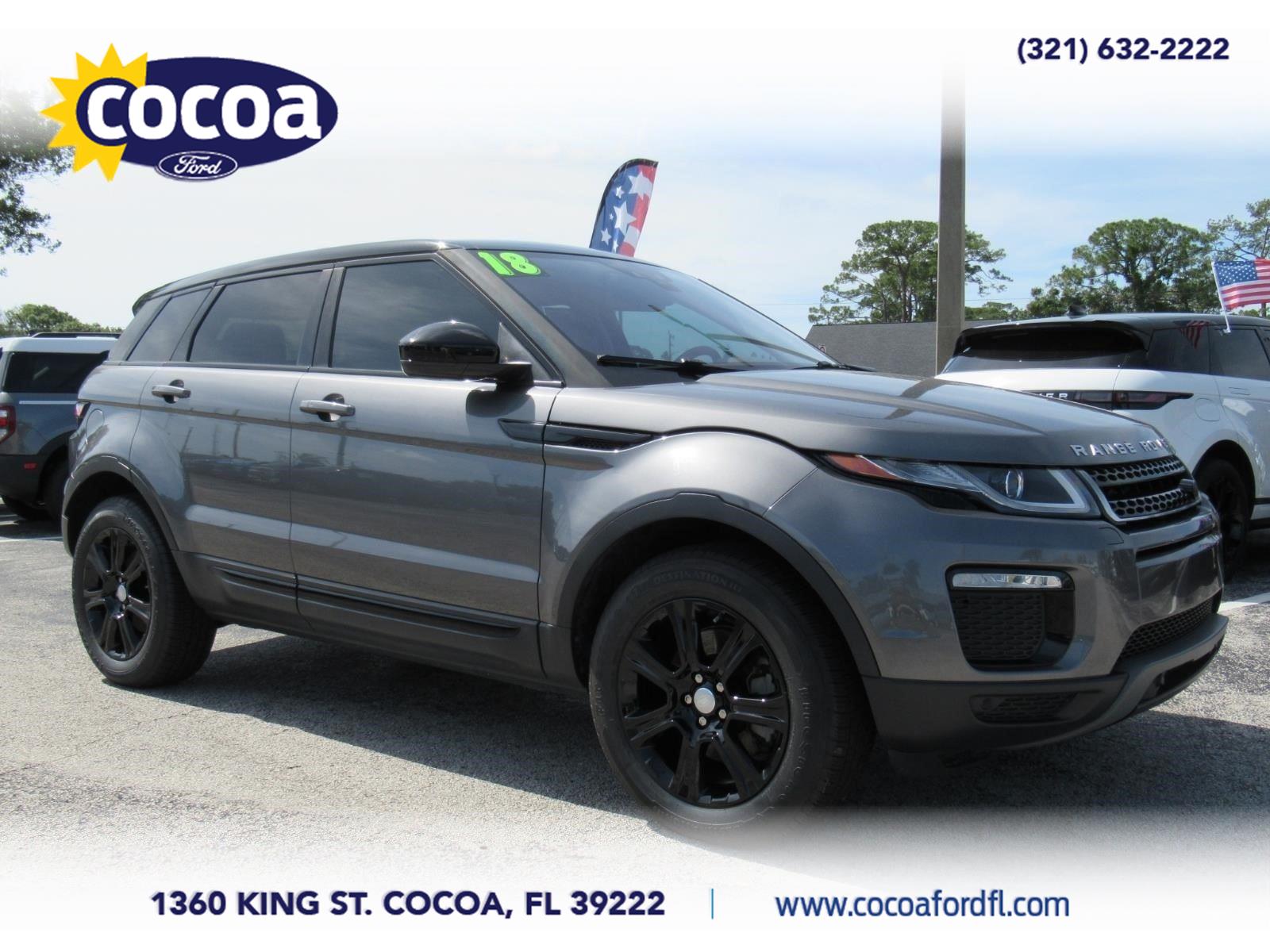 Gray 2018 Land Rover Range Rover Evoque SE Premium AWD SUV / Crossover All-Wheel Drive Automatic