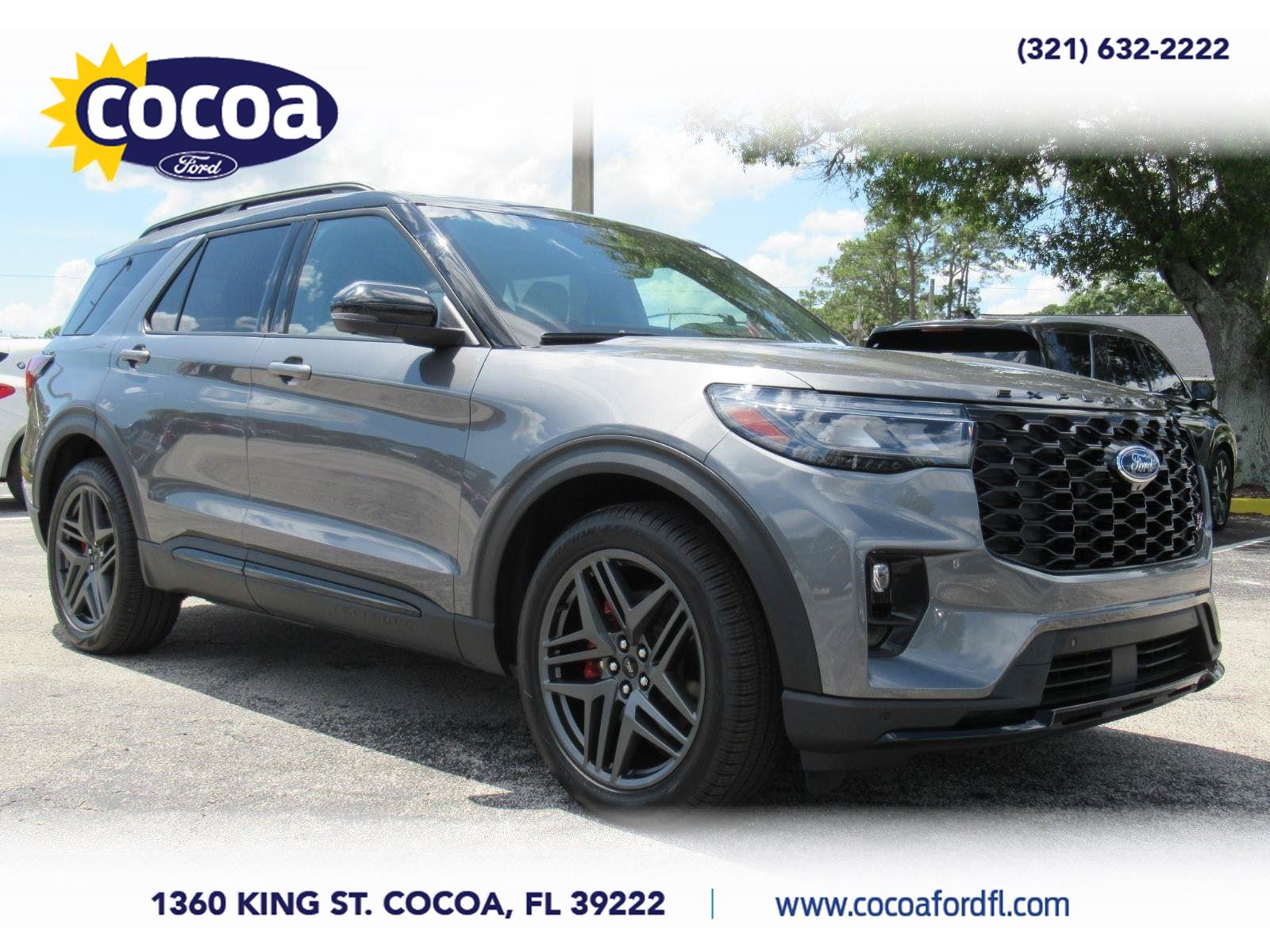 Carbonized Gray Metallic 2025 Ford Explorer SUV / Crossover All-Wheel Drive Automatic