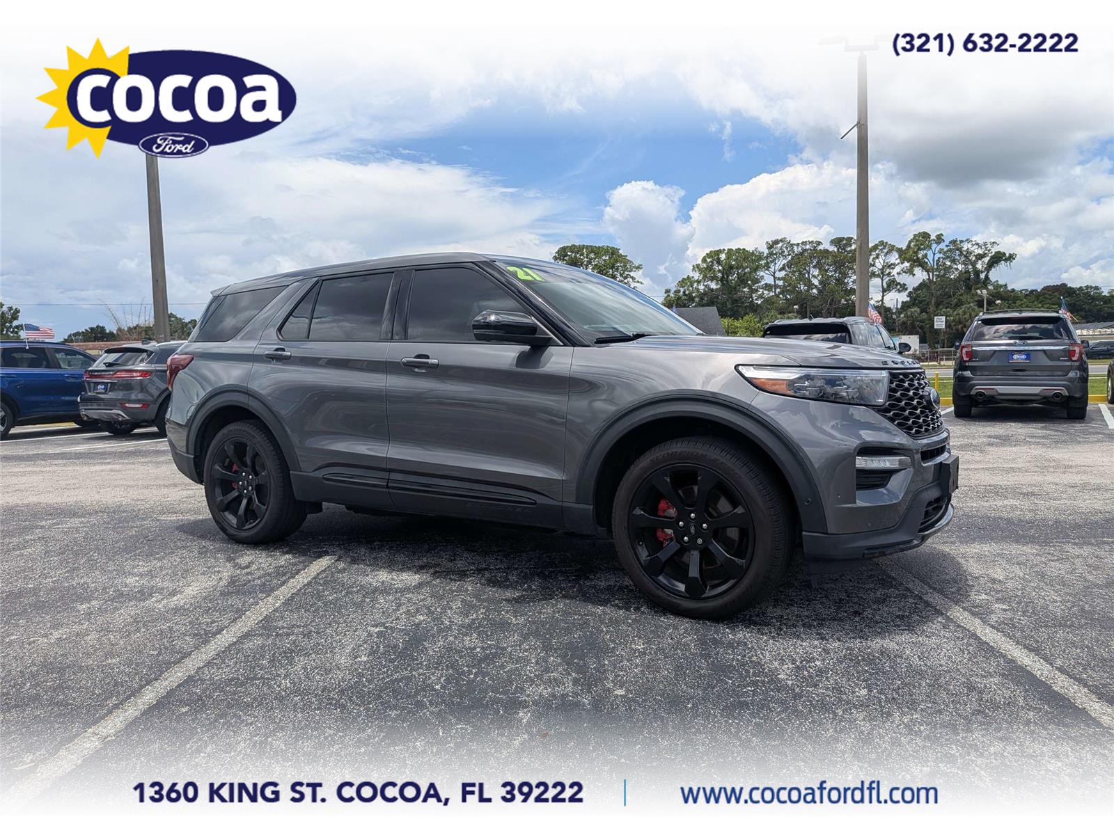 Gray 2021 Ford Explorer SUV / Crossover All-Wheel Drive Automatic