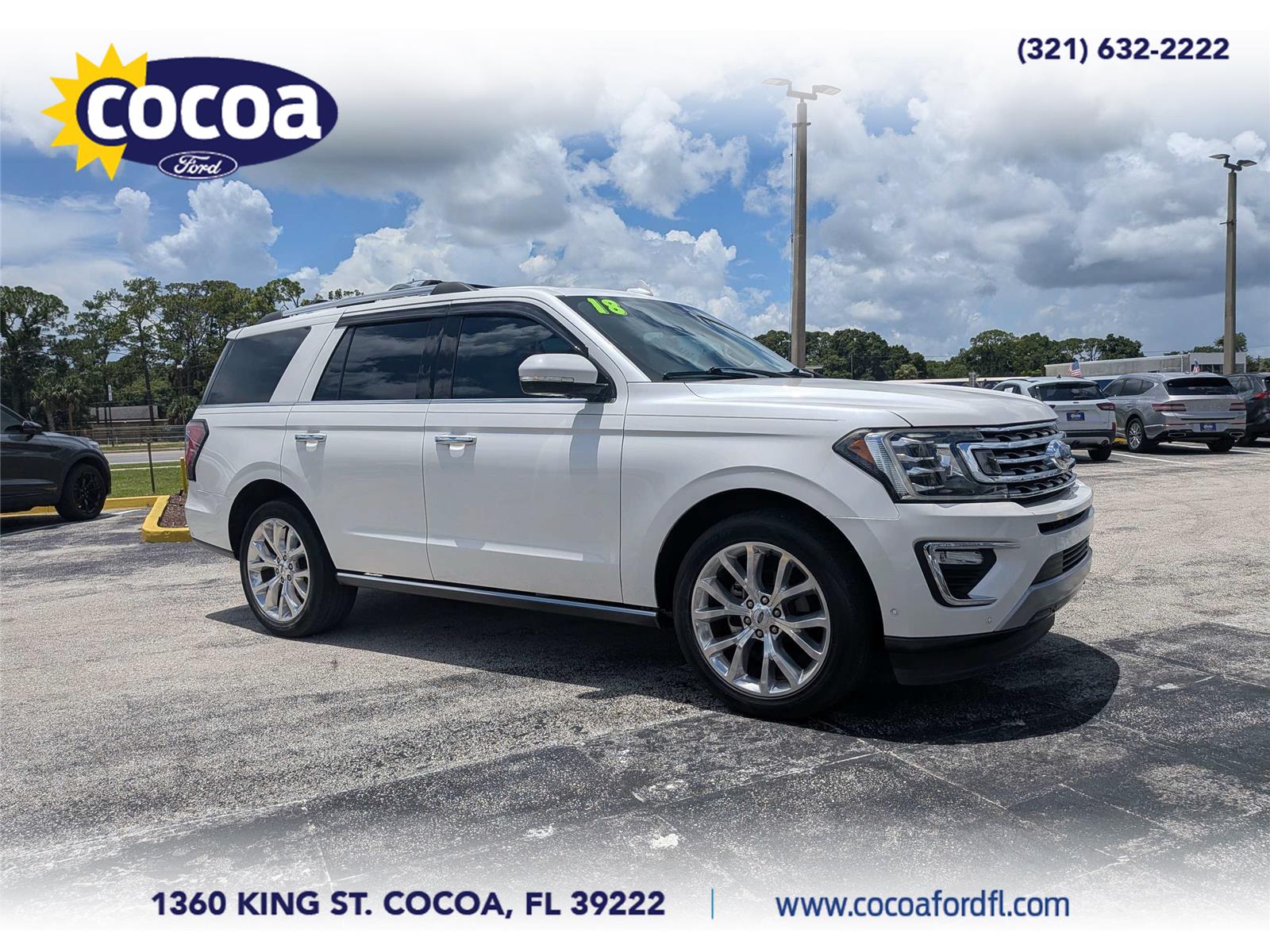 White 2018 Ford Expedition SUV / Crossover 4X2 Automatic