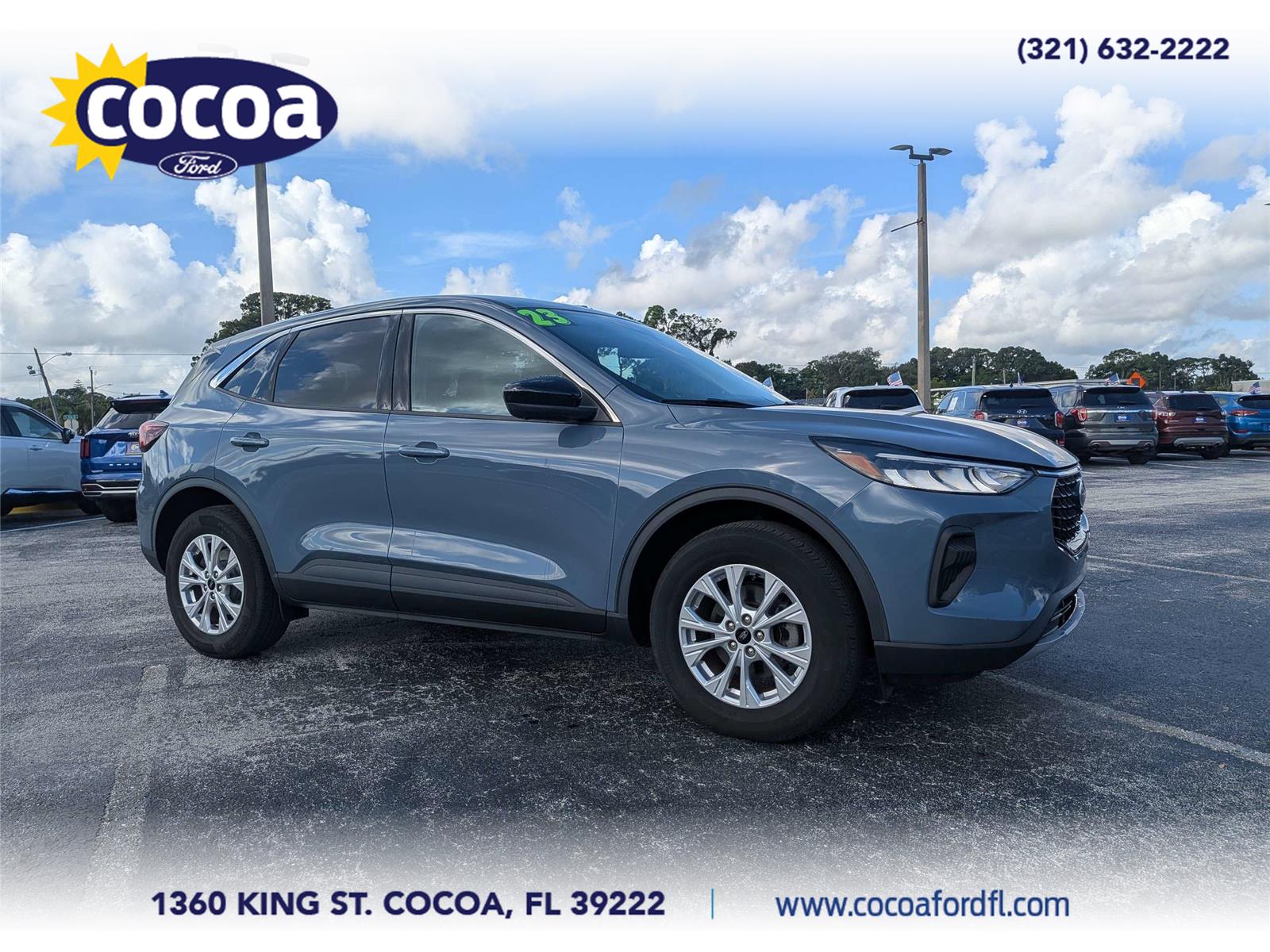 Gray 2023 Ford Escape SUV / Crossover All-Wheel Drive Automatic