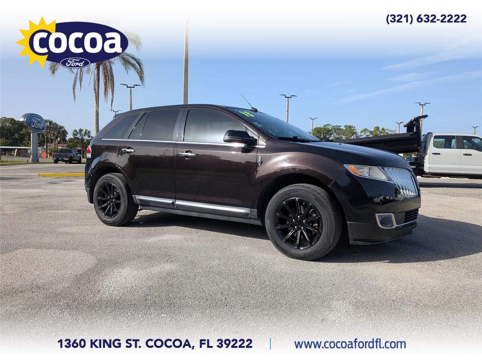 Kodiak Brown 2013 Lincoln MKX SUV / Crossover Front-Wheel Drive 6-Speed Automatic