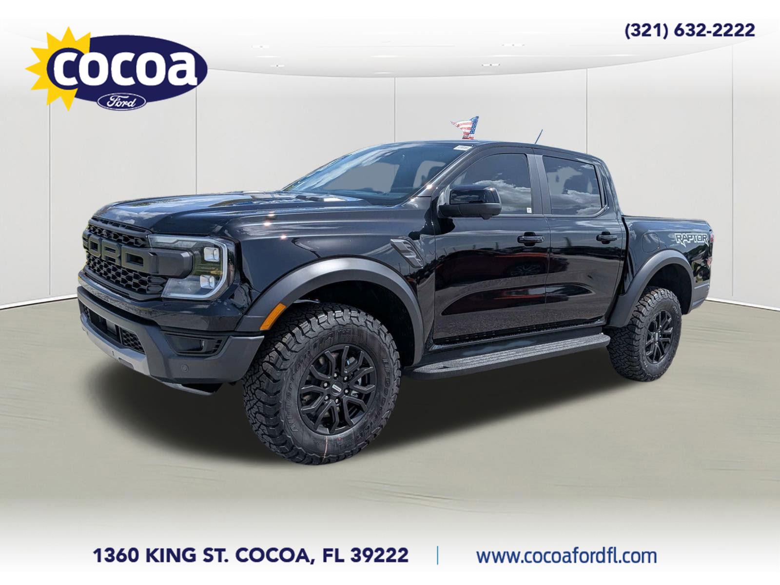 Shadow Black 2026 Ford Ranger Pickup Truck Four-Wheel Drive Automatic