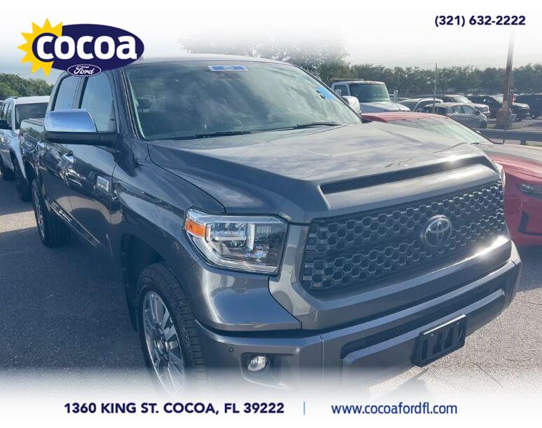 Magnetic Gray Metallic 2019 Toyota Tundra Pickup Truck Four-Wheel Drive Automatic