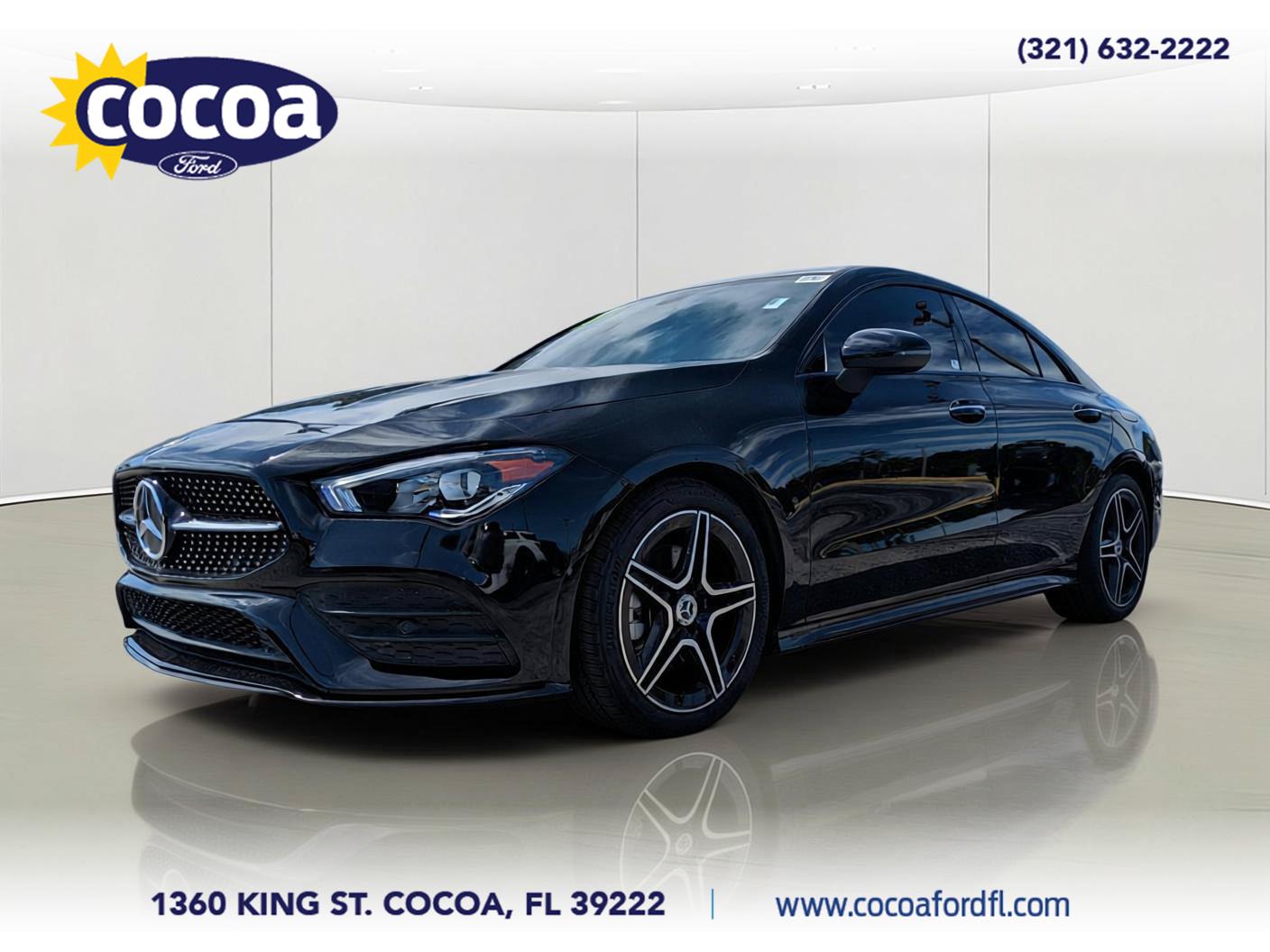 Black 2023 Mercedes-Benz CLA Coupe Front-Wheel Drive Automatic