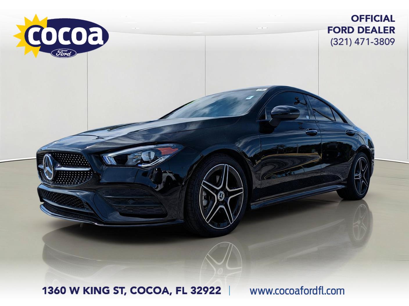 Black 2023 Mercedes-Benz CLA Coupe Front-Wheel Drive Automatic