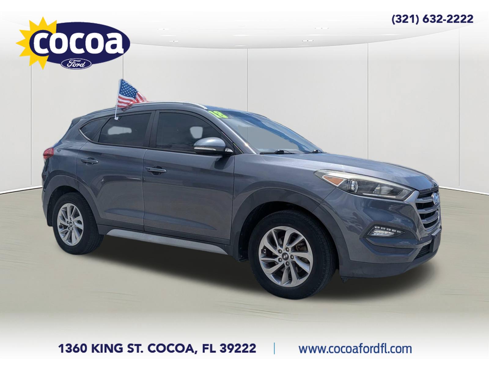 Gray 2018 Hyundai Tucson SUV / Crossover All-Wheel Drive Automatic