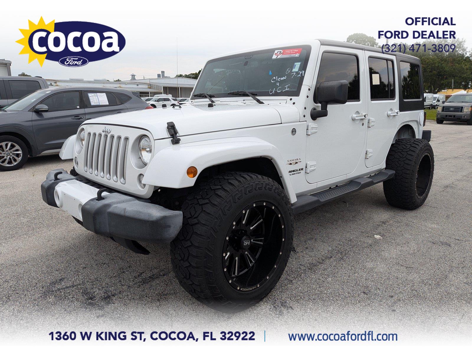 White 2016 Jeep Wrangler SUV / Crossover Four-Wheel Drive 6-Speed Manual