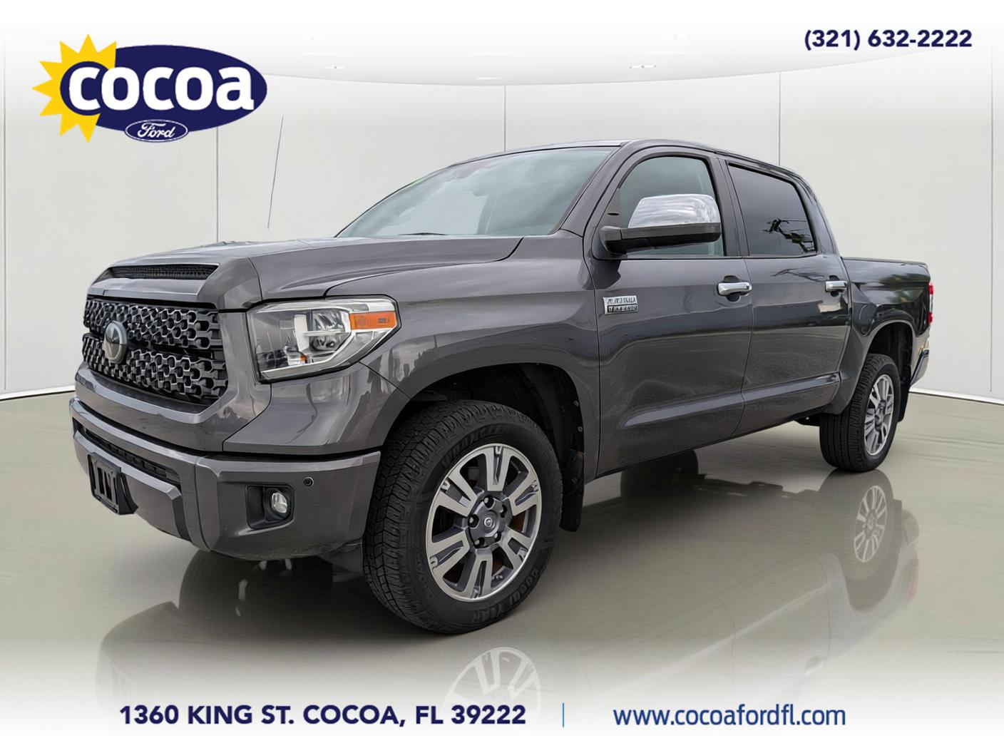 Gray 2019 Toyota Tundra Pickup Truck Four-Wheel Drive Automatic